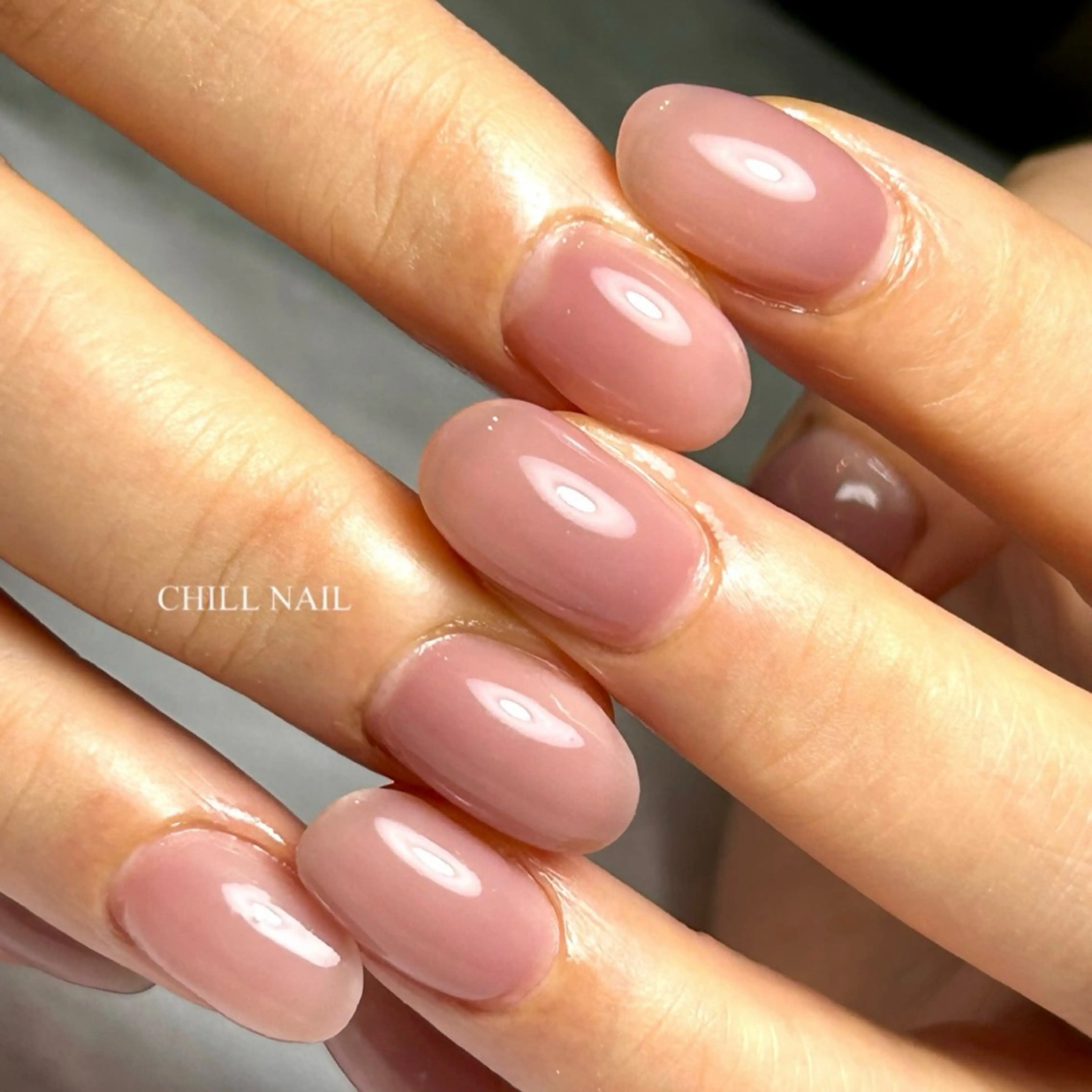 ネイル ピンク ハンドネイル CHILL NAILのネイルデザイン