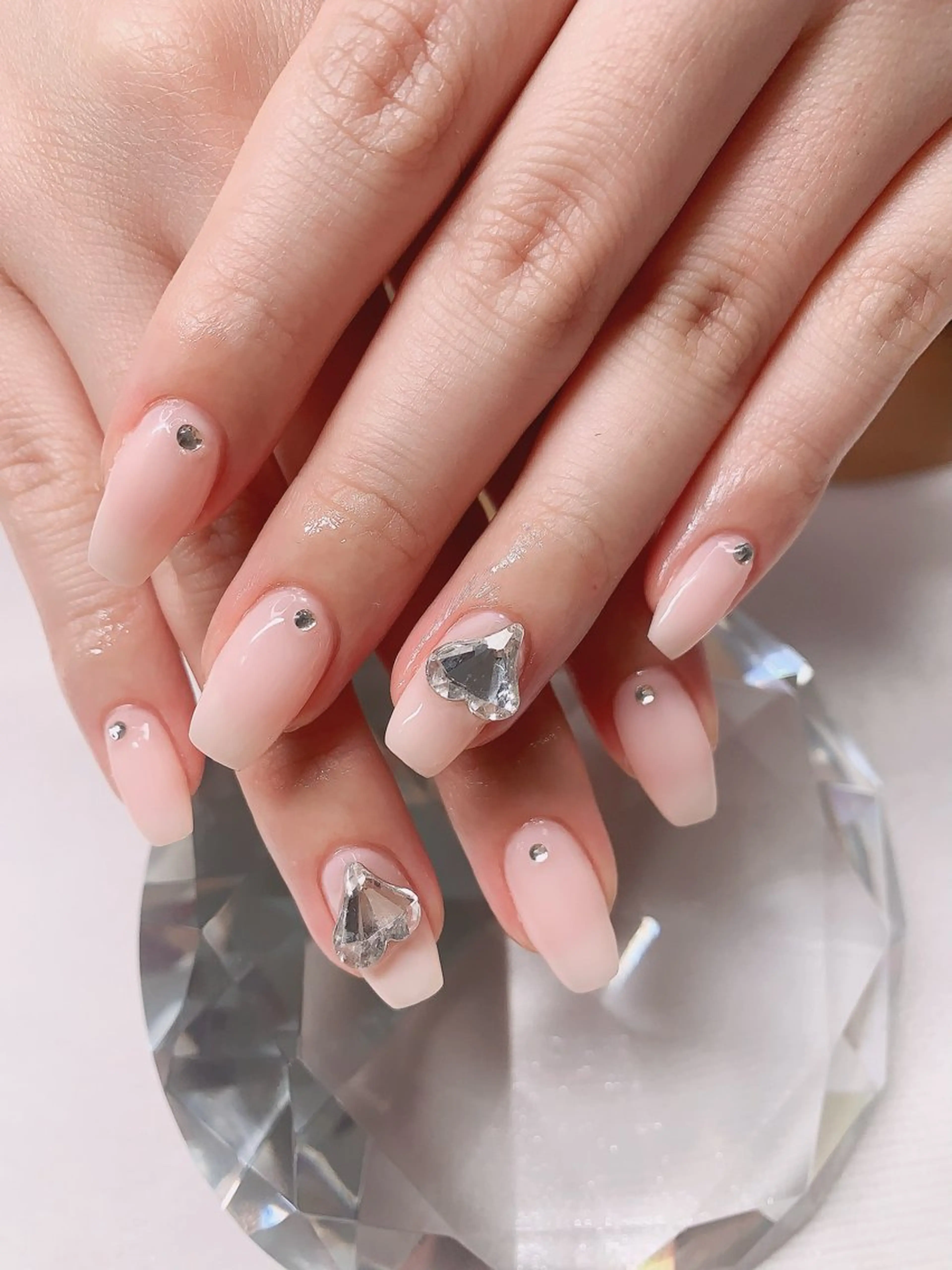 ネイル ワンカラーネイル ピンク 夏ネイル Cute Tips nailのネイルデザイン