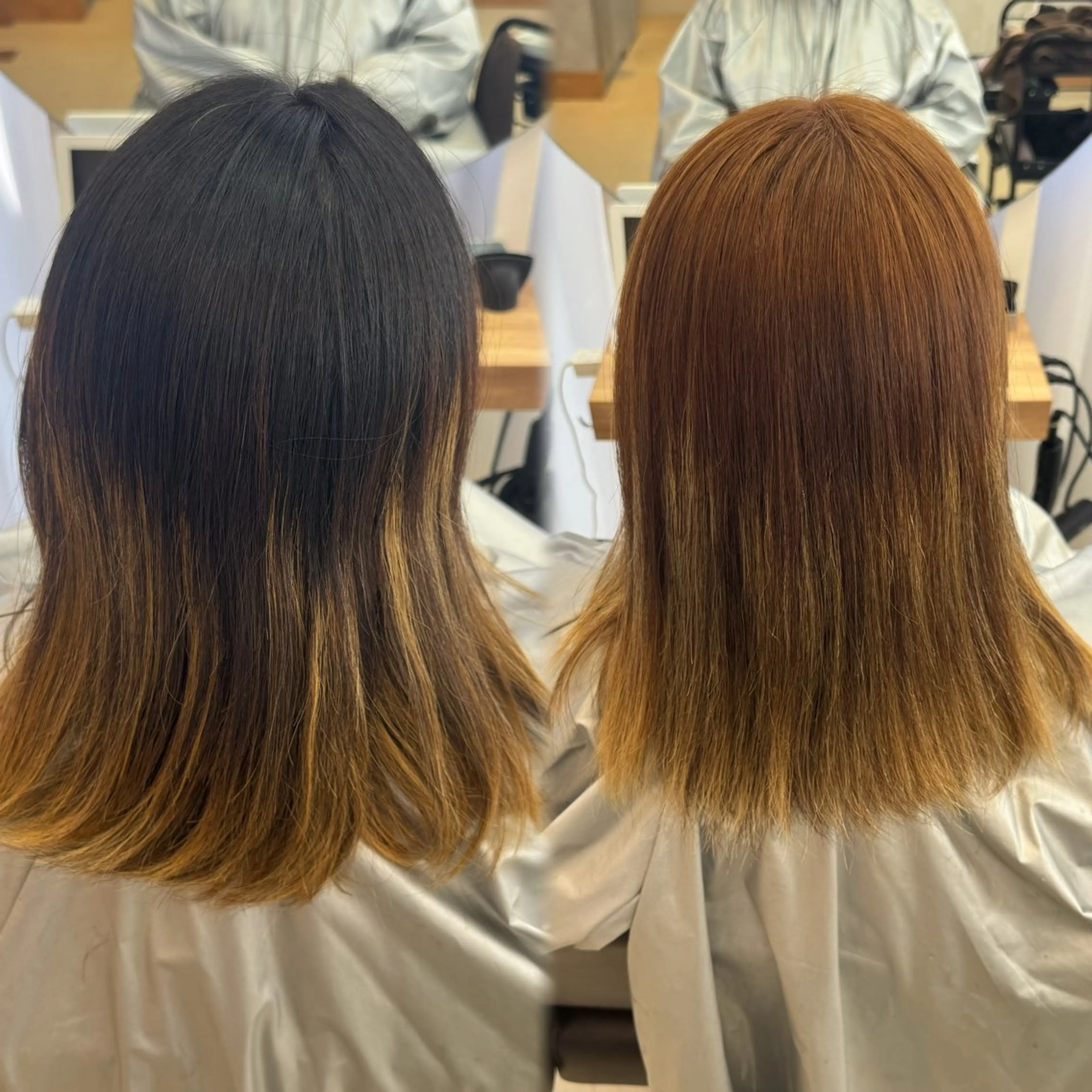 ミディアム ヘアカラー Agu hair 粉河のヘアスタイル