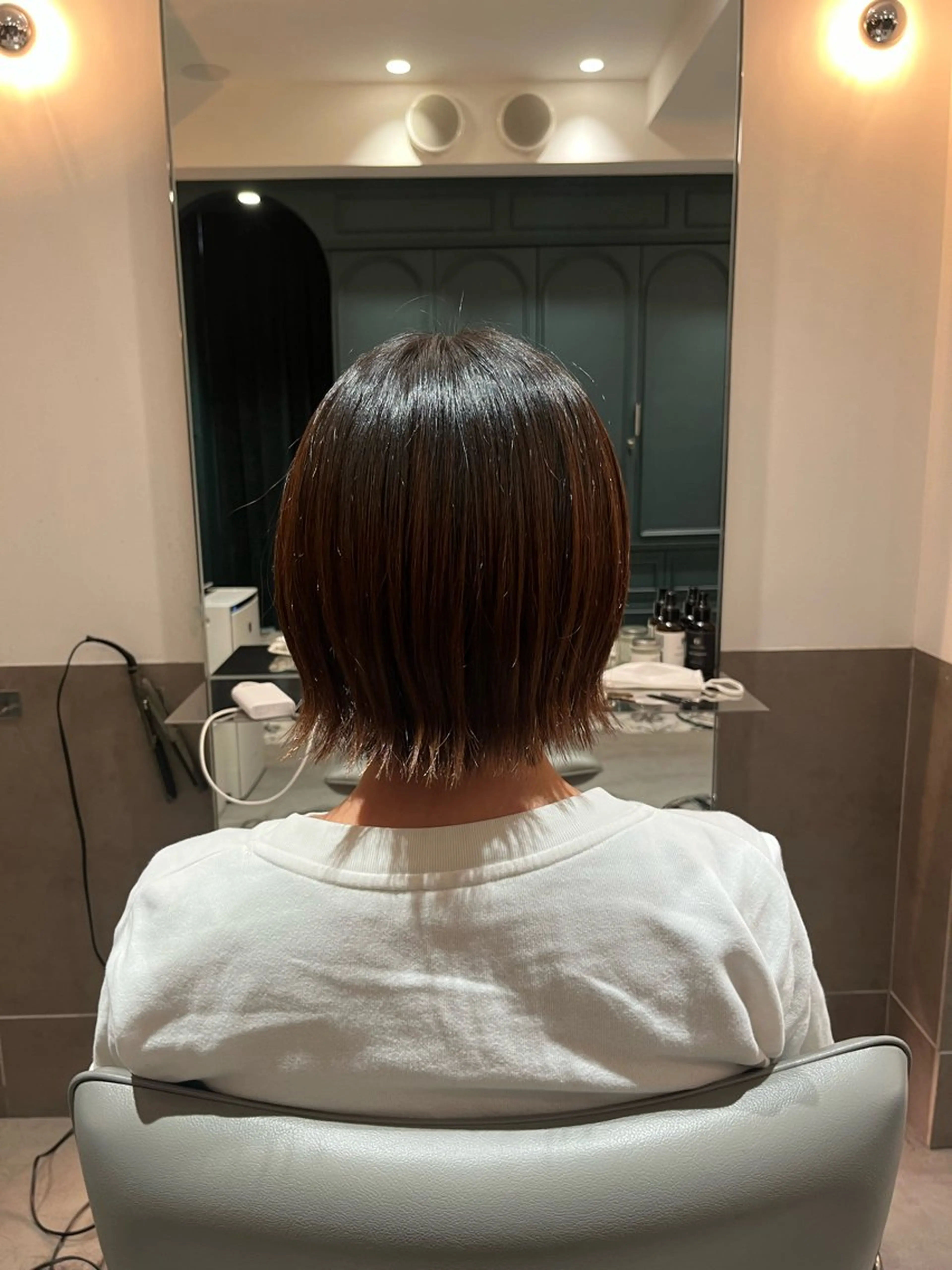 ショート カット 🍊暖色カラー🍊 sakuraのヘアスタイル
