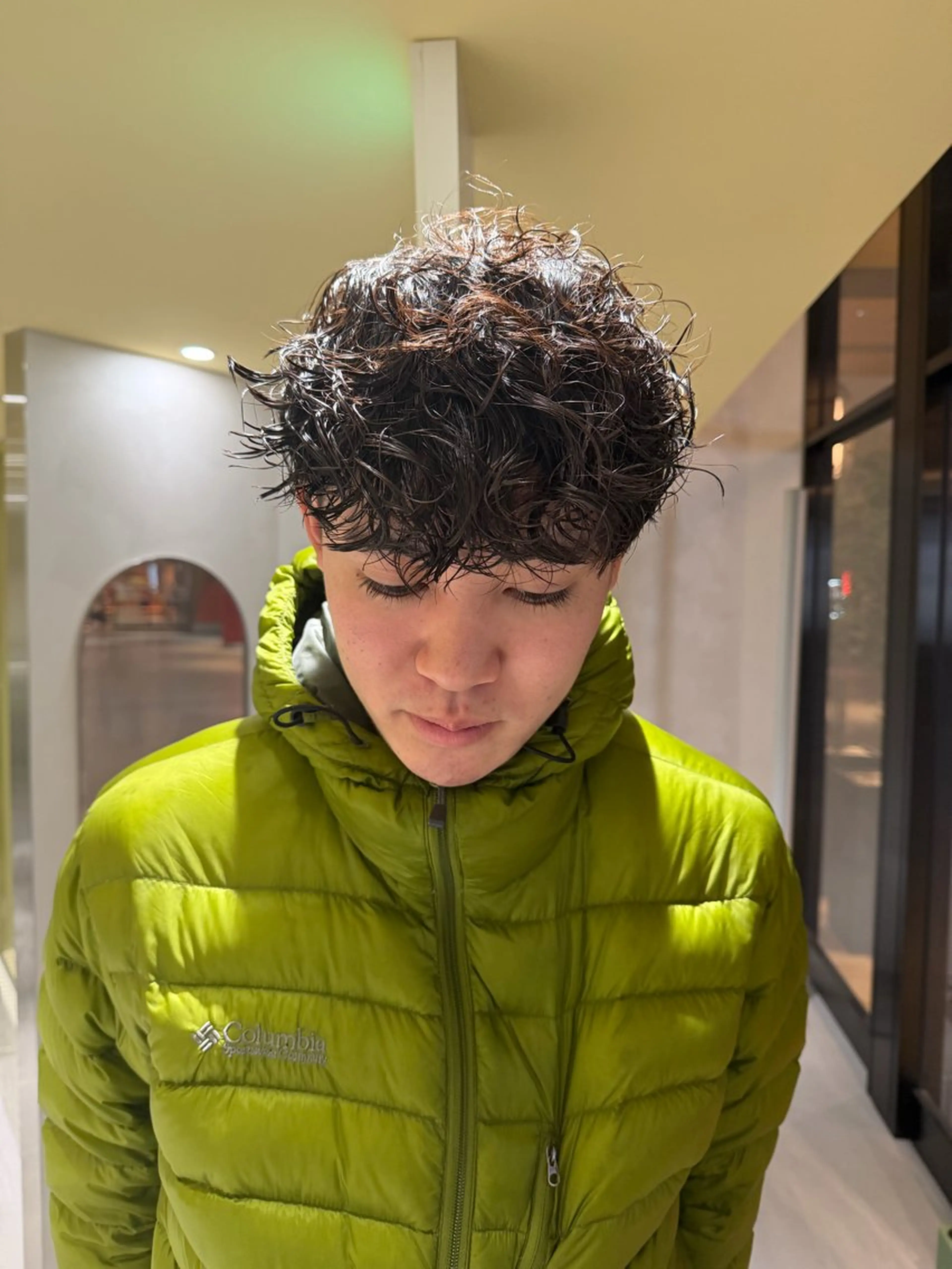 パーマ メンズ カット パーマ 大阪美容師 minoriのヘアスタイル