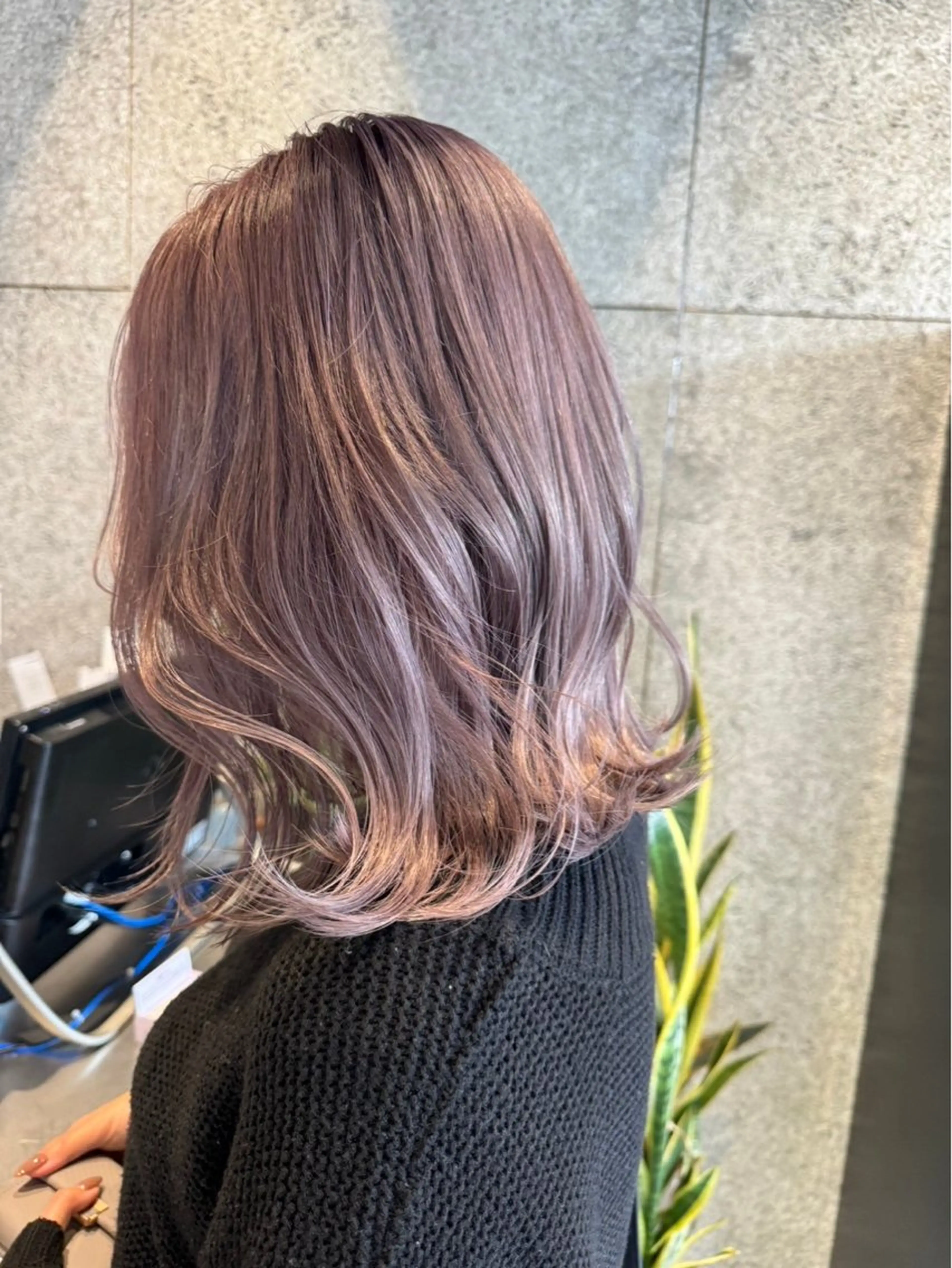 ミディアム カラー ⛄️推し活ヘア🖤 ♡sachika♡のヘアスタイル