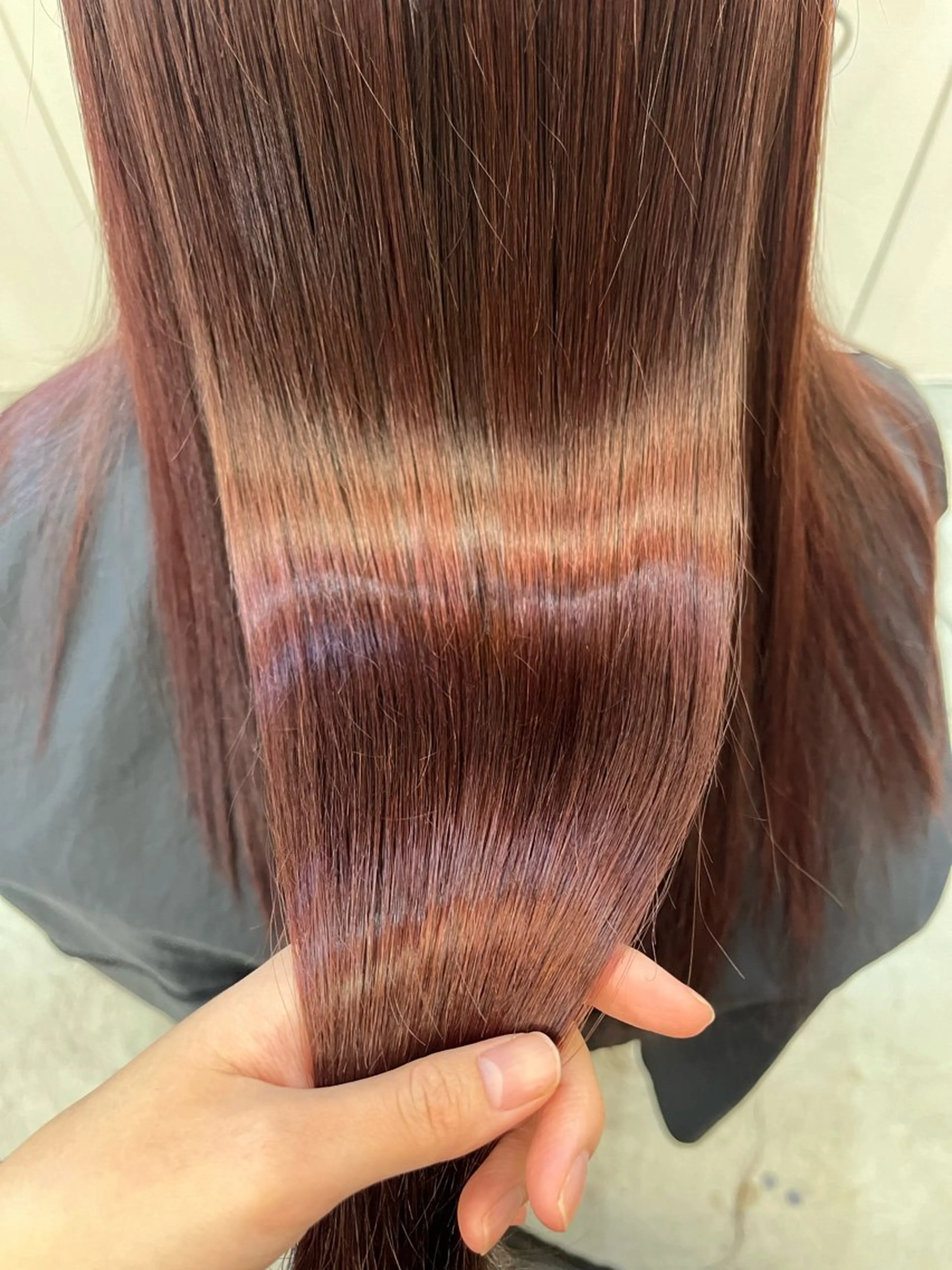 ロング カラー レッドカラー 髪質改善 カット ヘアカラー トリートメント sem所属・韓国風🚪似合わせ/ 髪質改善🤍ariのヘアスタイル