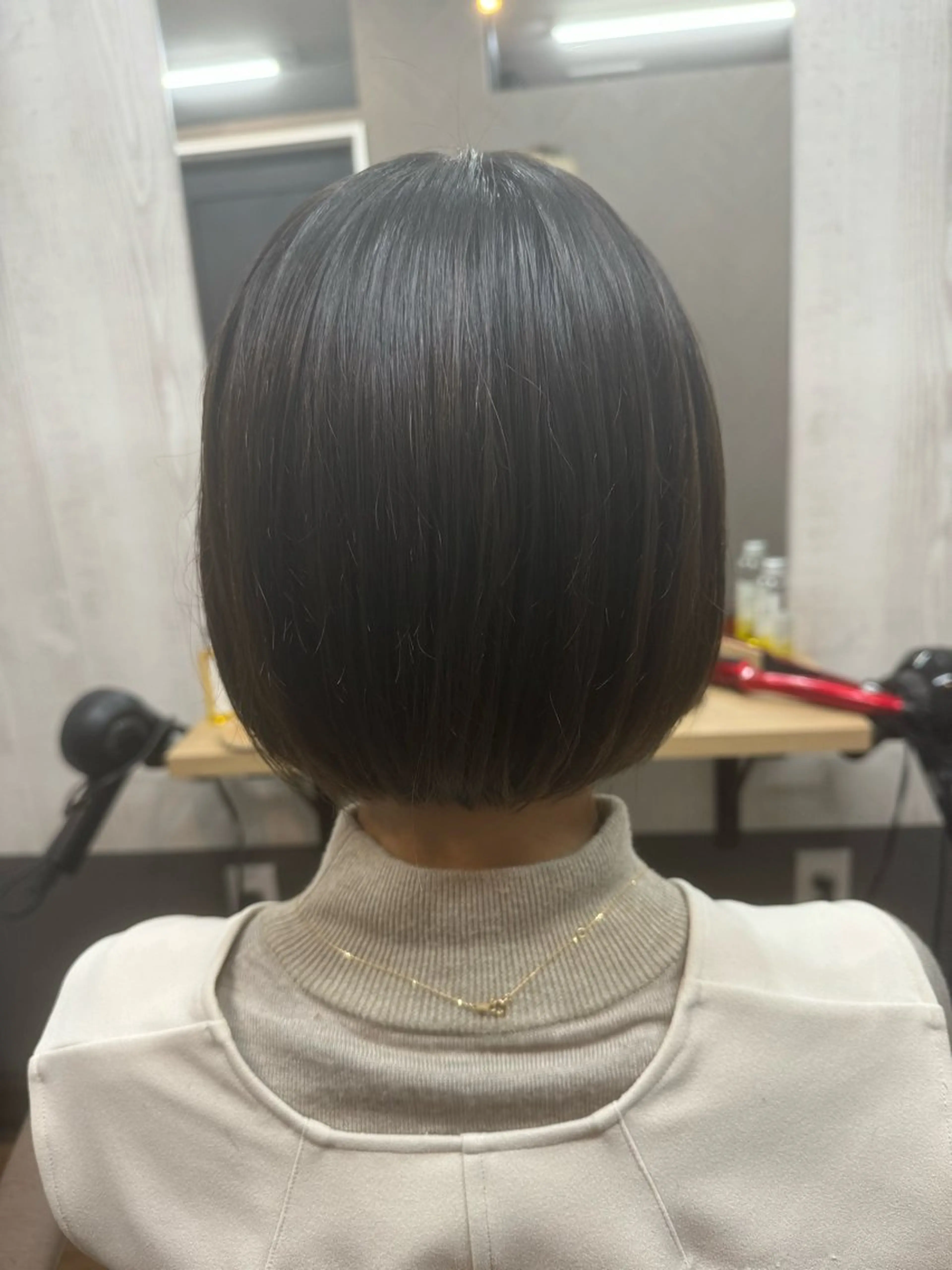 ミディアム ボブ カット トリートメント TELA HAIR 稲毛店　千尋のヘアスタイル