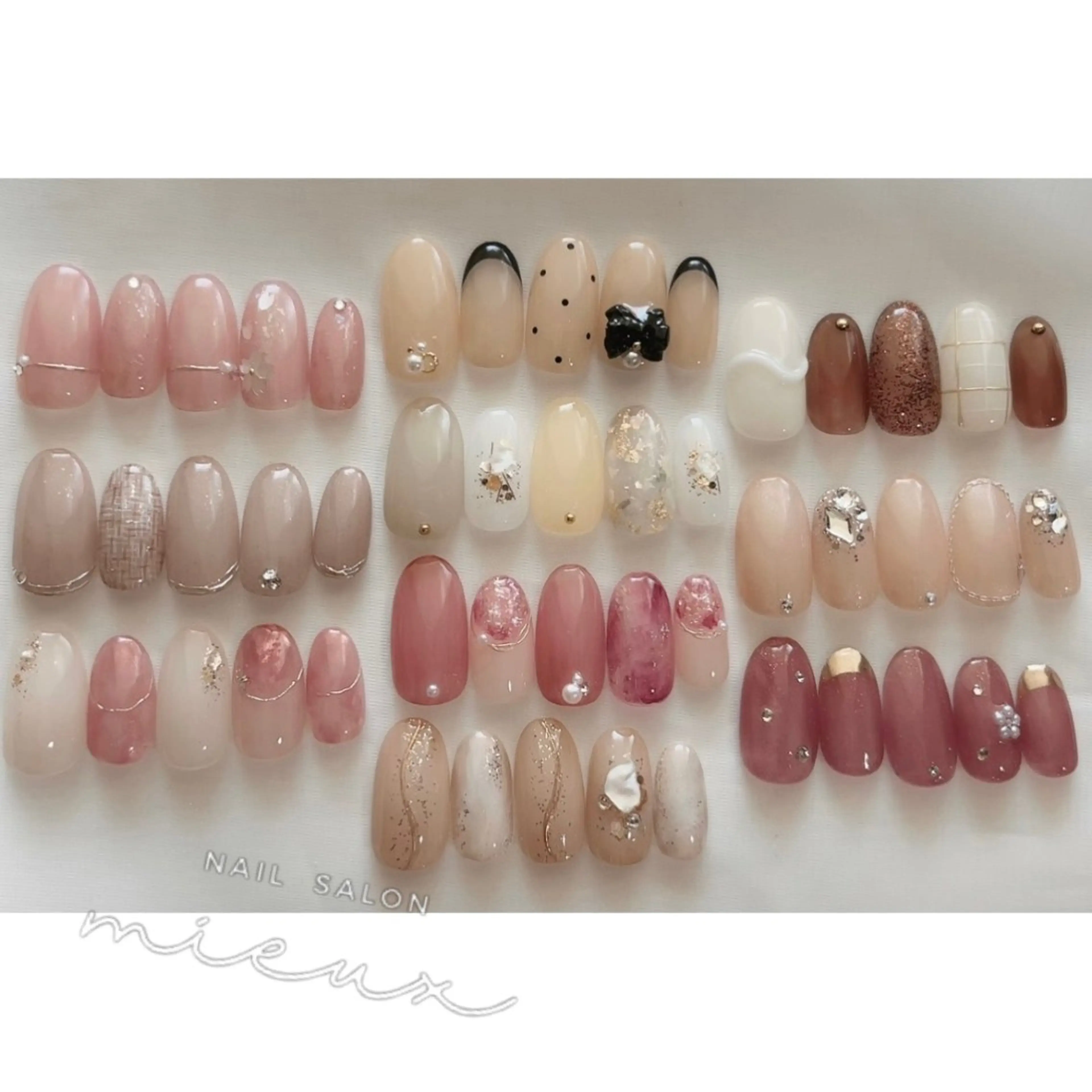ネイル ハンドネイル mieux ariiiのネイルデザイン