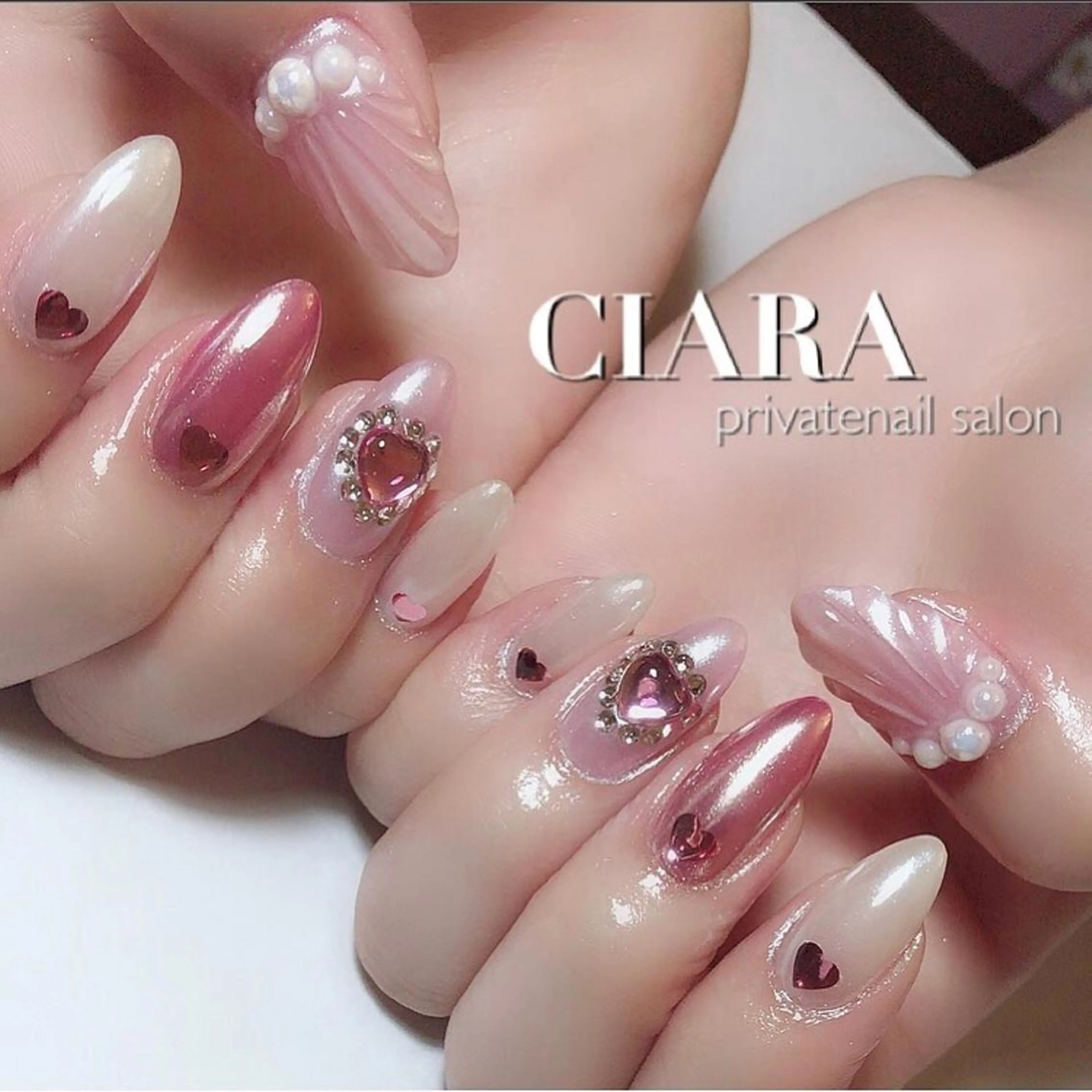 ネイル ハンドネイル Private Nail Salon　EM所属・Nail salon EM（エム）千葉のネイルデザイン