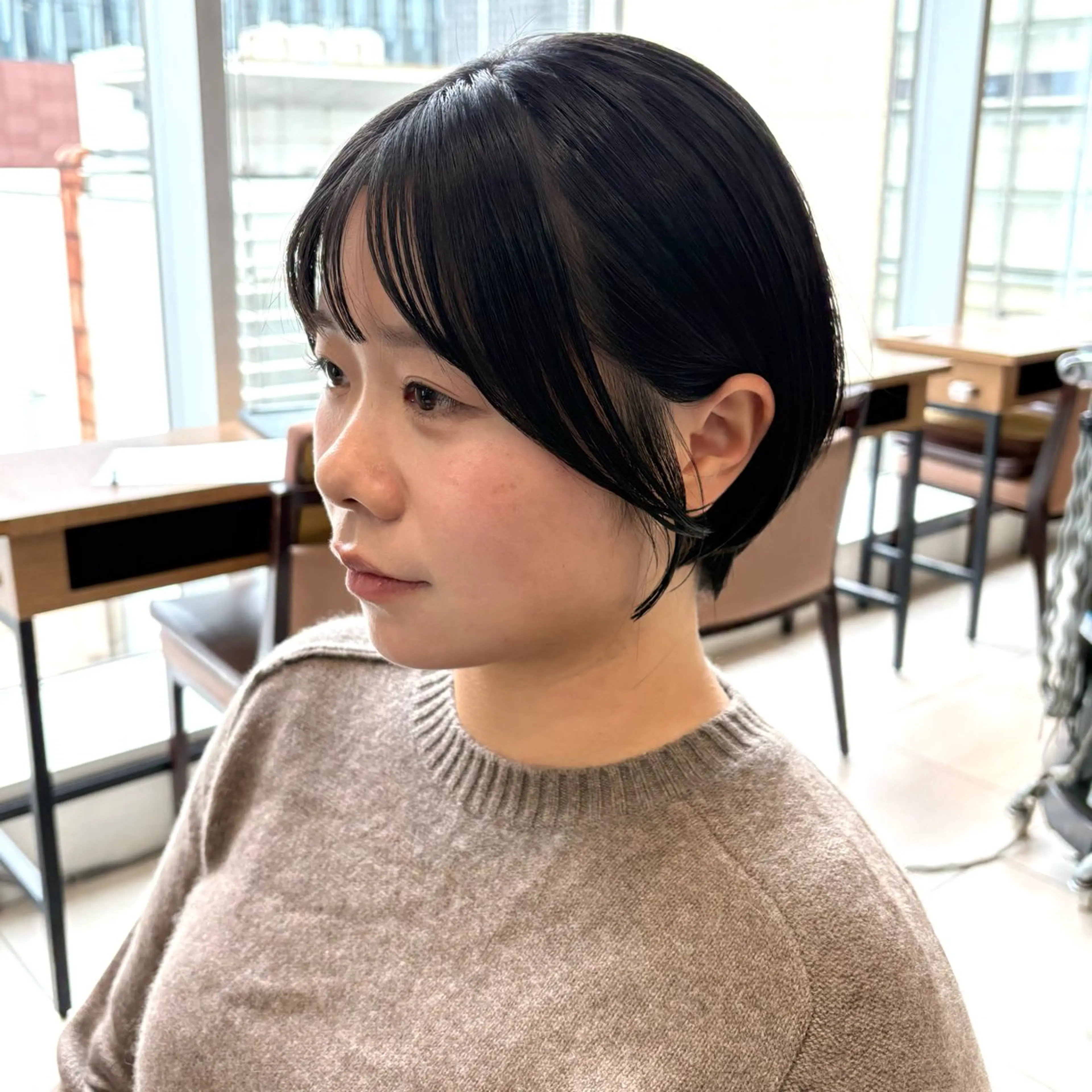 ショート 似合わせ/透明感 /レイヤー/りほ🤍のヘアスタイル