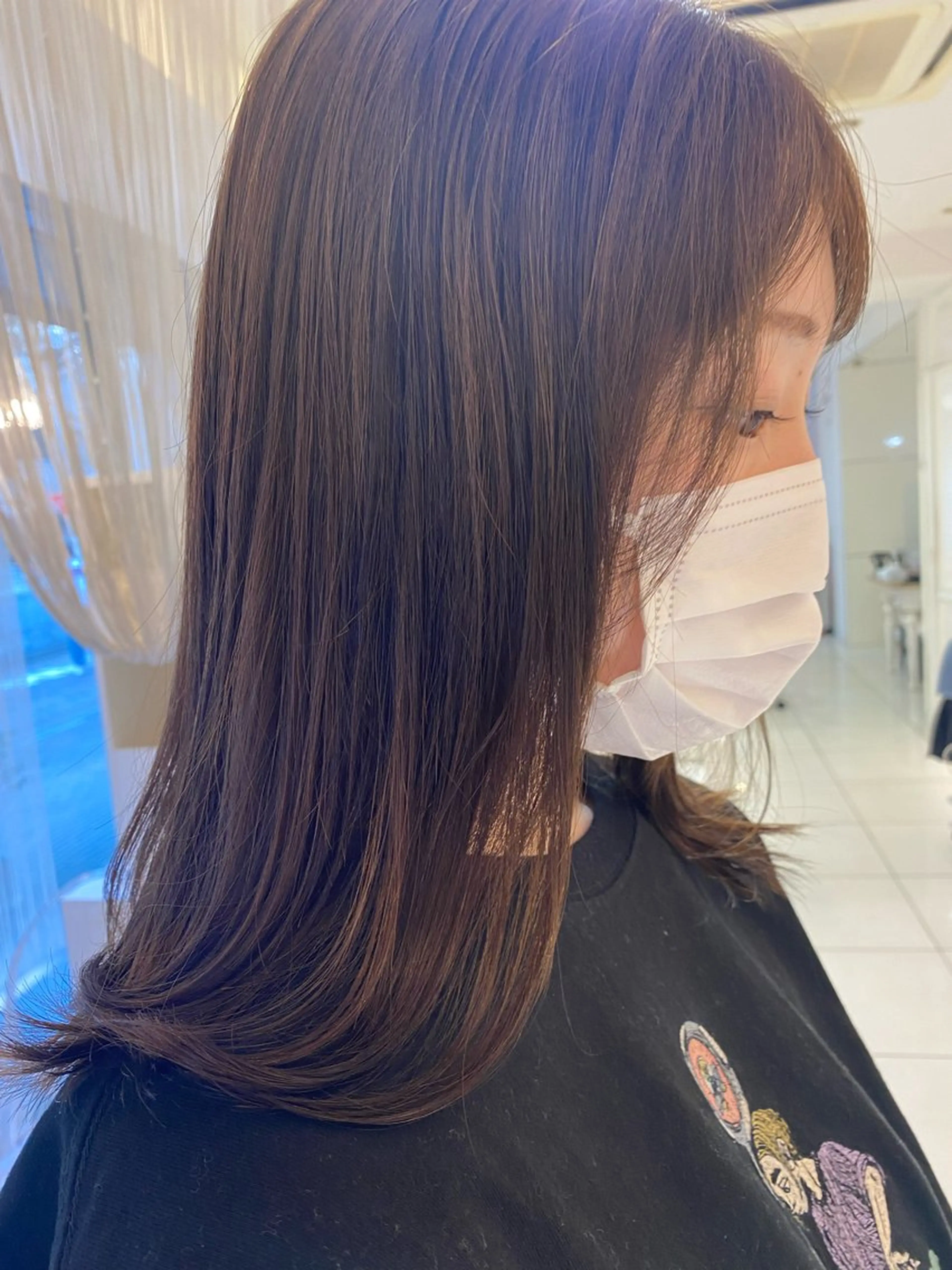 セミロング オオタ ユイナ🌈のヘアスタイル