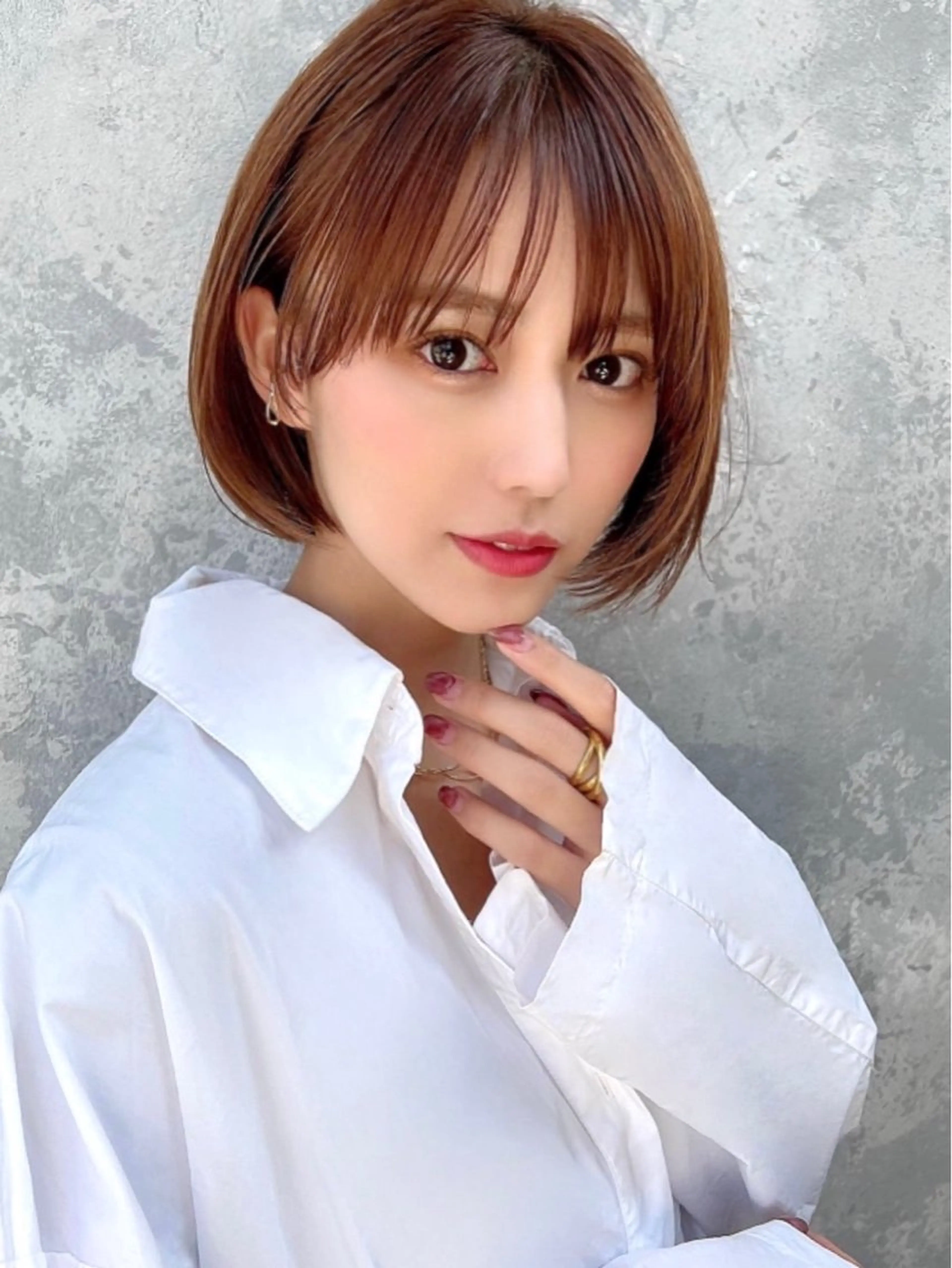 ショート ヒメザキ ユリのヘアスタイル