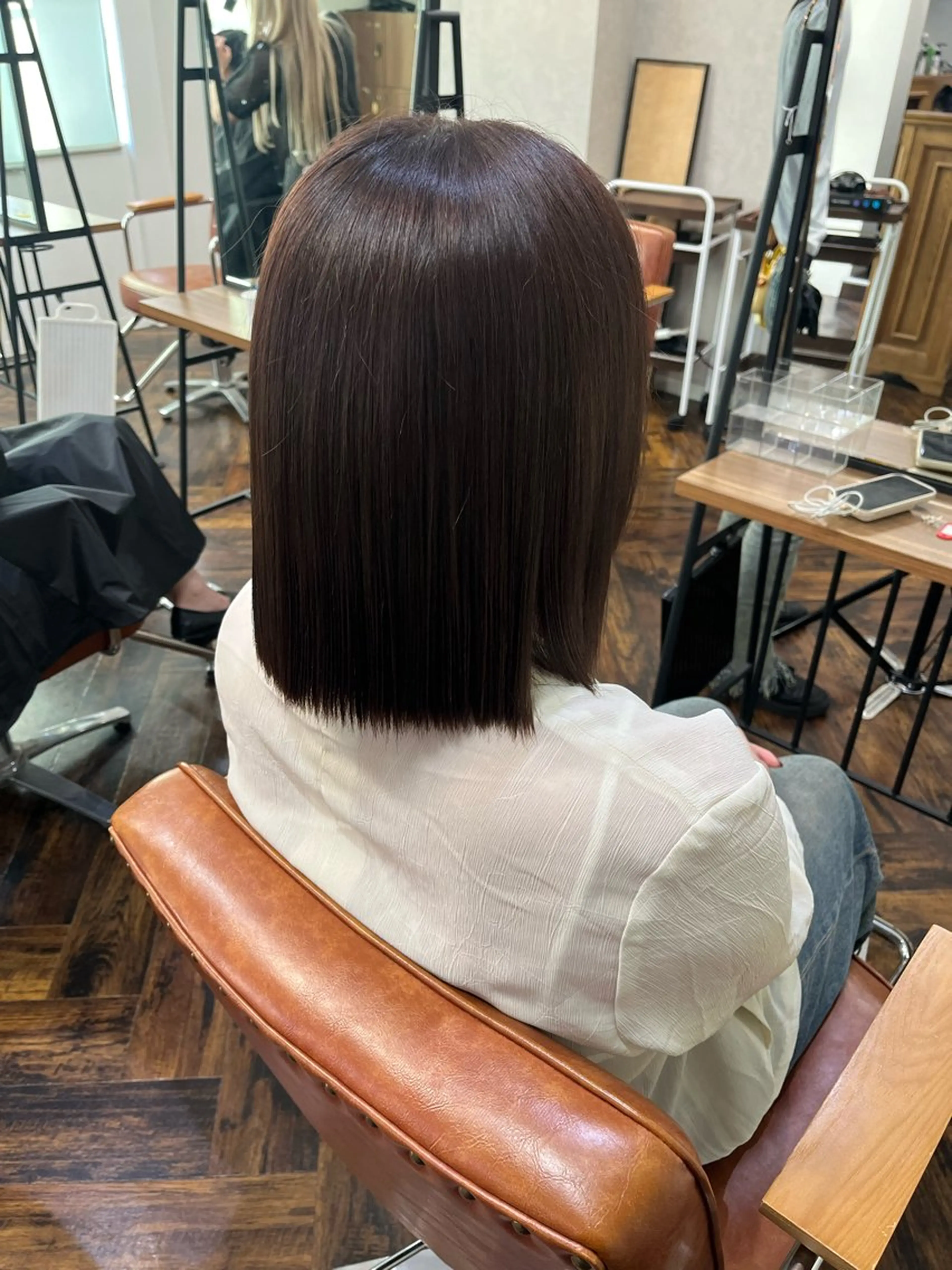 ミディアム カラー 🎀ボブ/透明感/ 町田/hana🎀のヘアスタイル
