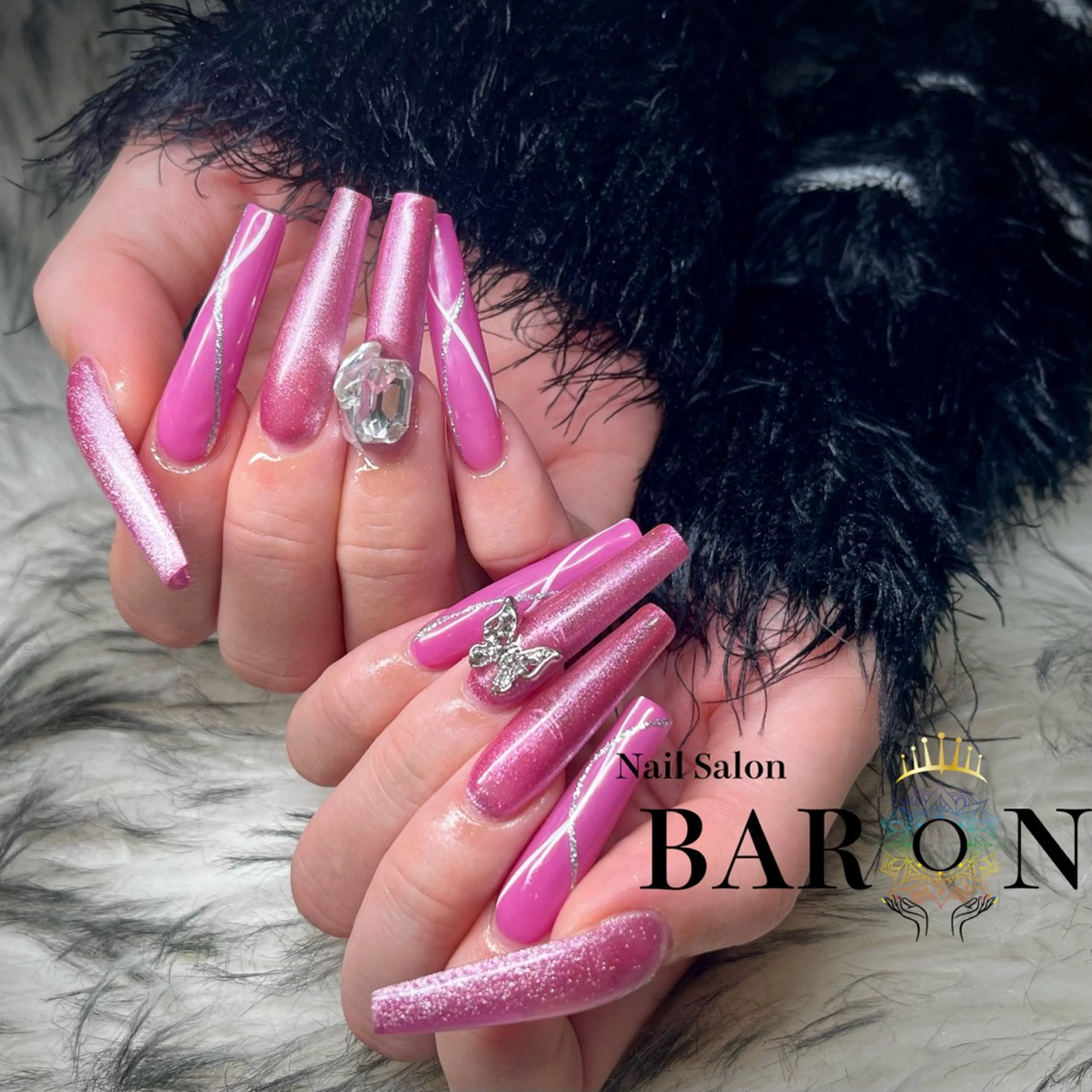 ネイル ハンドネイル ☆SAKI☆ BARON 店長のネイルデザイン