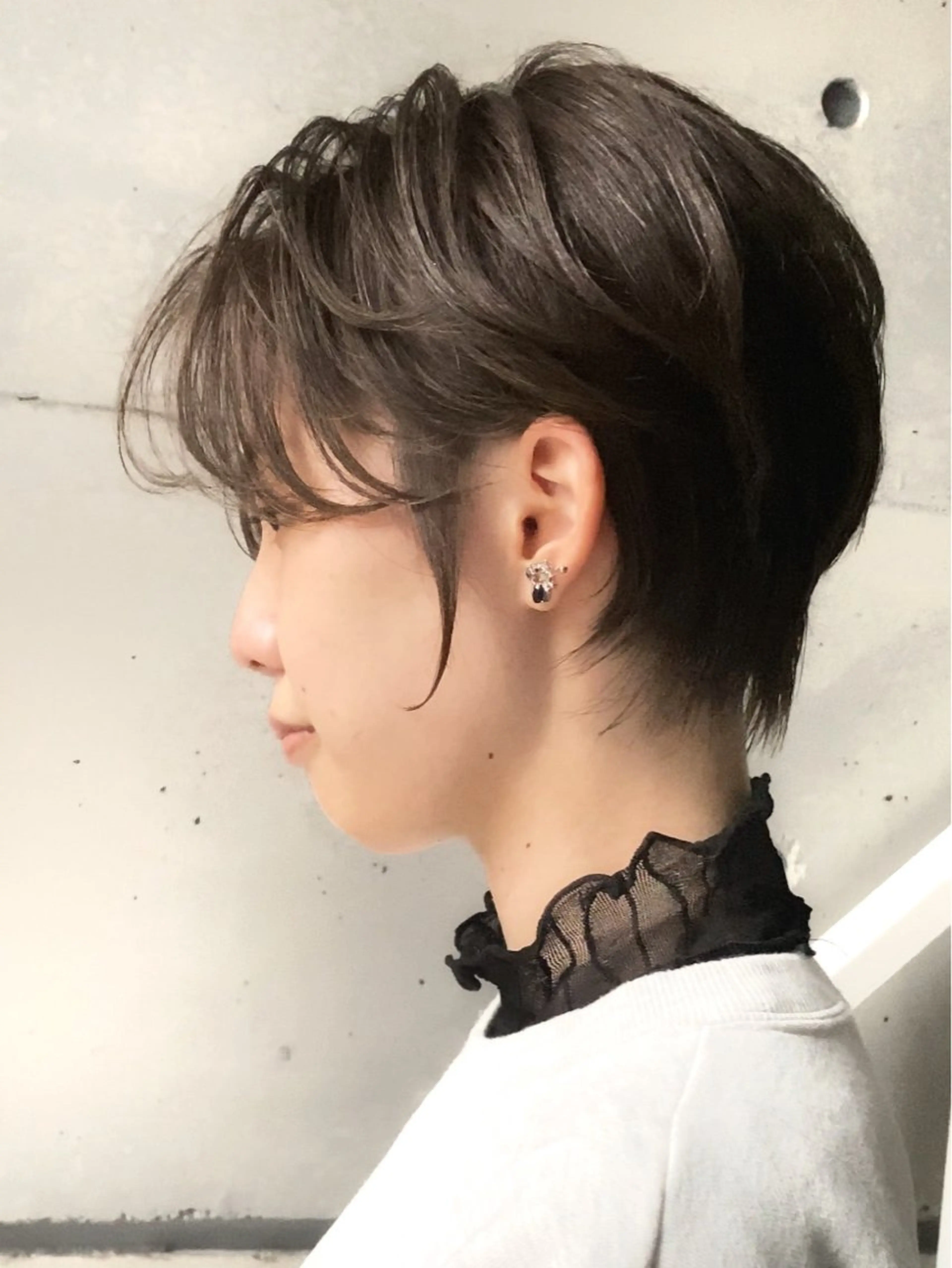 ショート ショートボブ ボブ ショートヘア ショート/ハイライト /白髪ぼかし🌿松本のヘアスタイル
