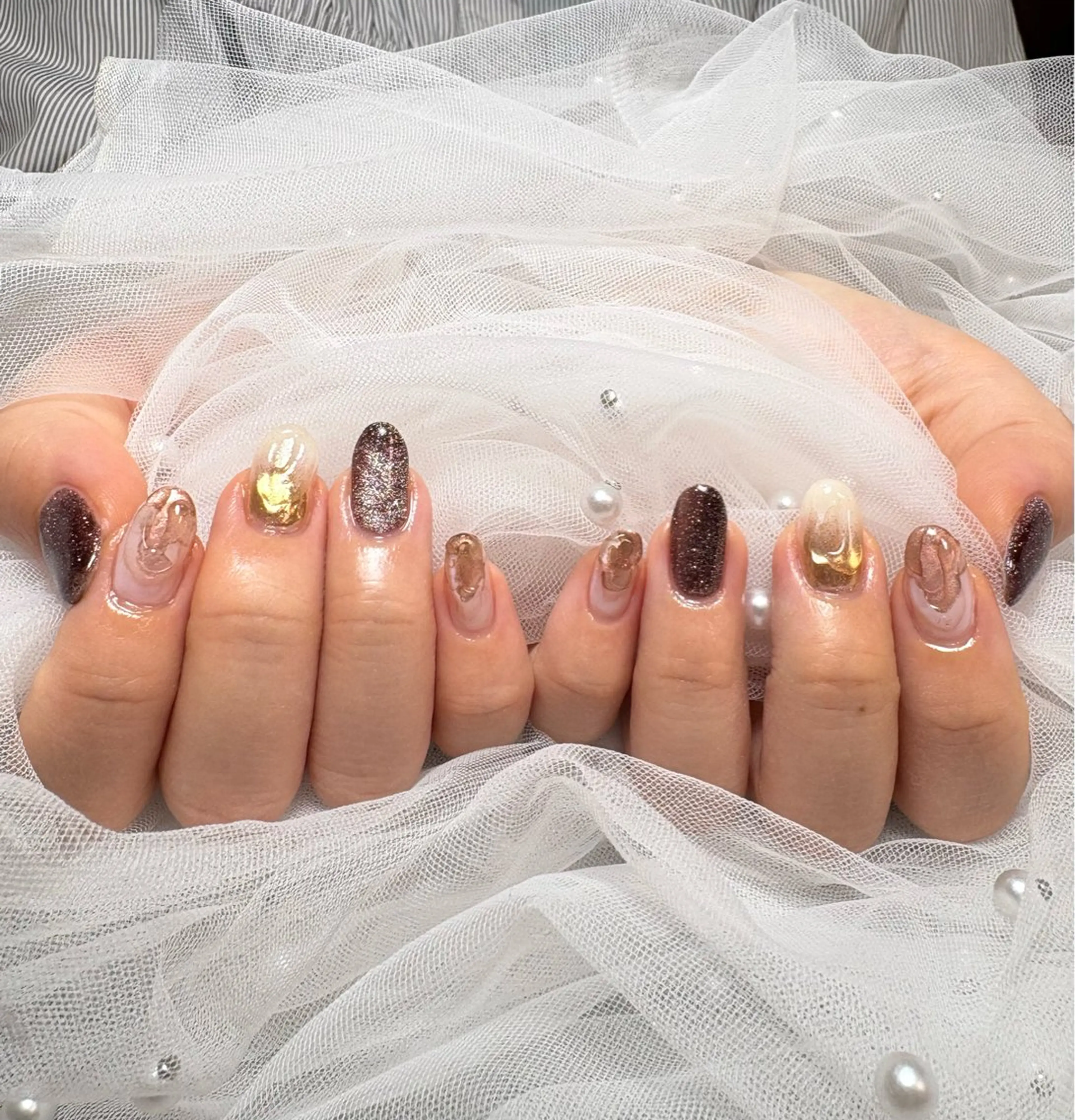 ネイル ハンドネイル IRY nail 黒須莉奈のネイルデザイン
