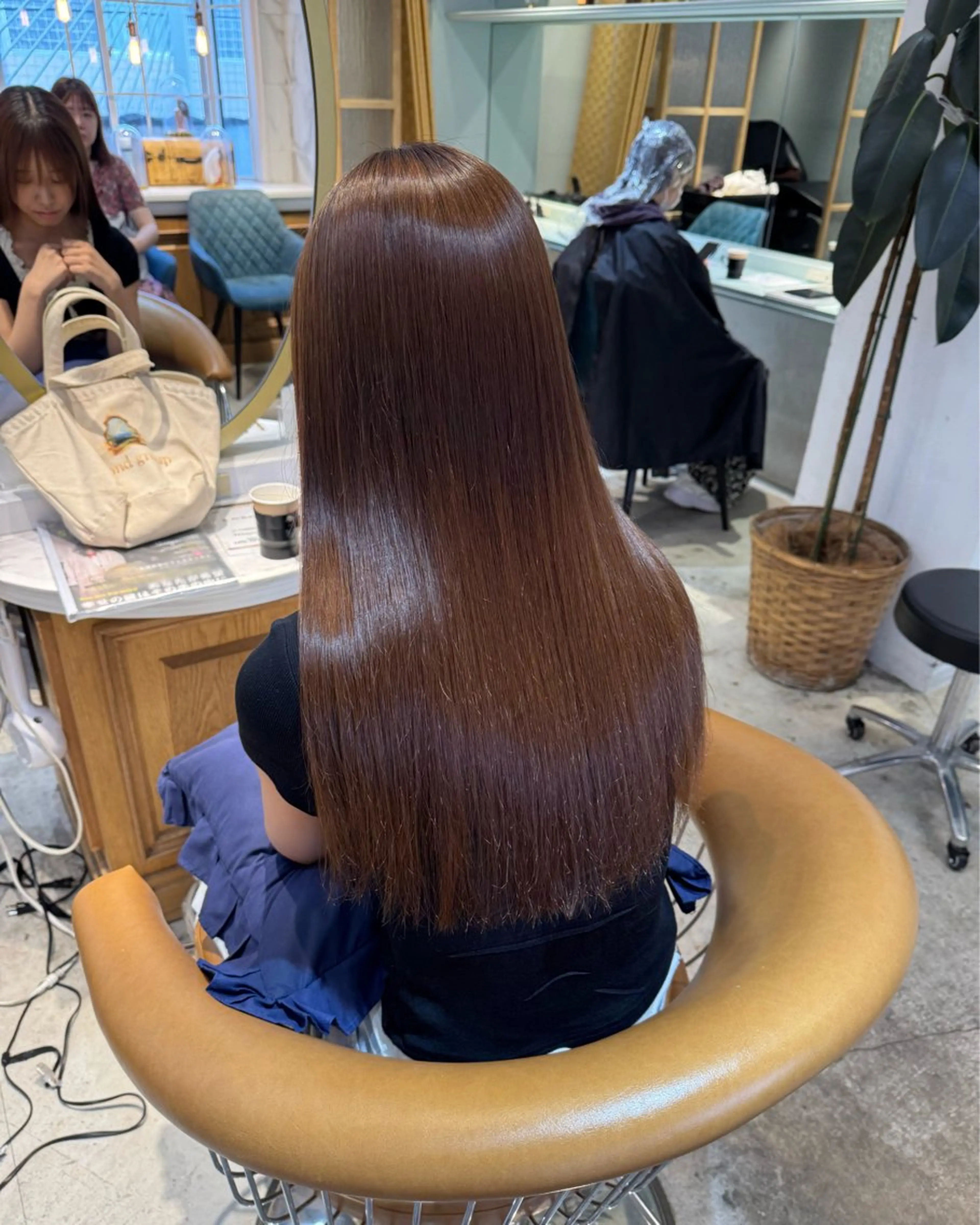 ロング 髪質改善 縮毛矯正 カット 縮毛矯正 トリートメント ヘアセット 髪質改善/ボブ /韓国/erikoのヘアスタイル