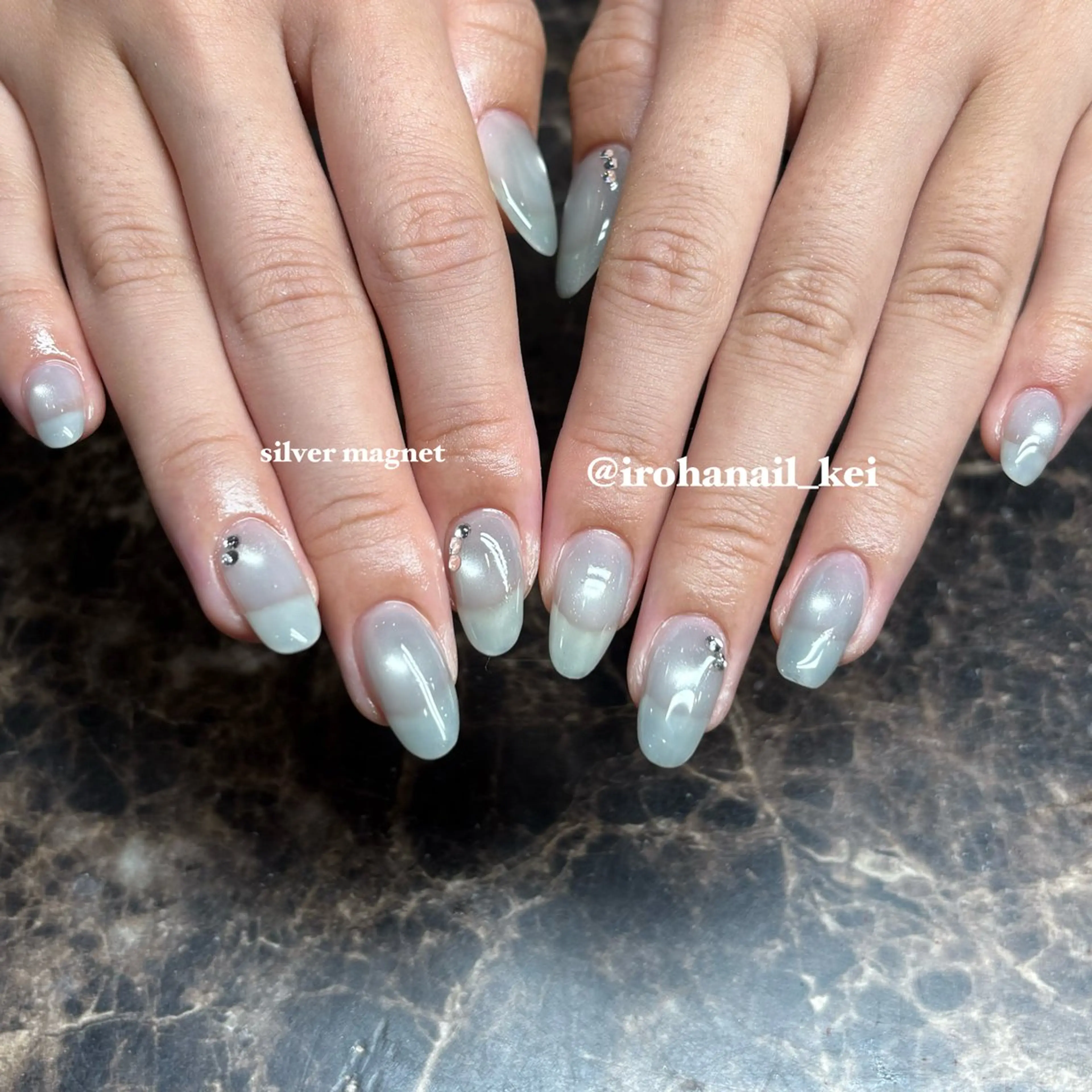 ネイル マグネットネイル IROHA NAIL_kei🐶のネイルデザイン