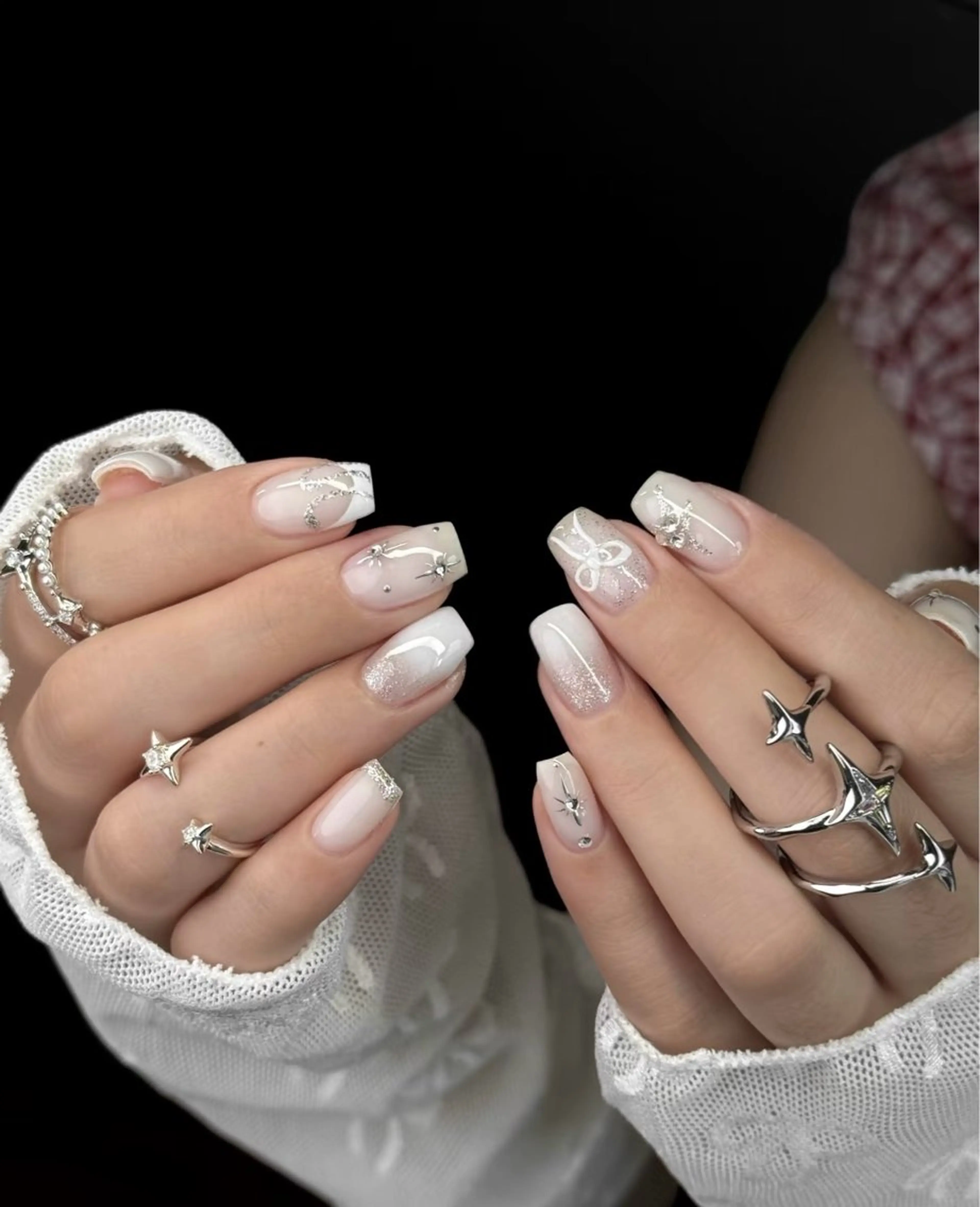 ネイル アートネイル オーロラネイル チークネイル 長さ出し フットネイル ハンドネイル Blossom nail【ブラソンネイル】所属・Blossom nail_Yuniのネイルデザイン