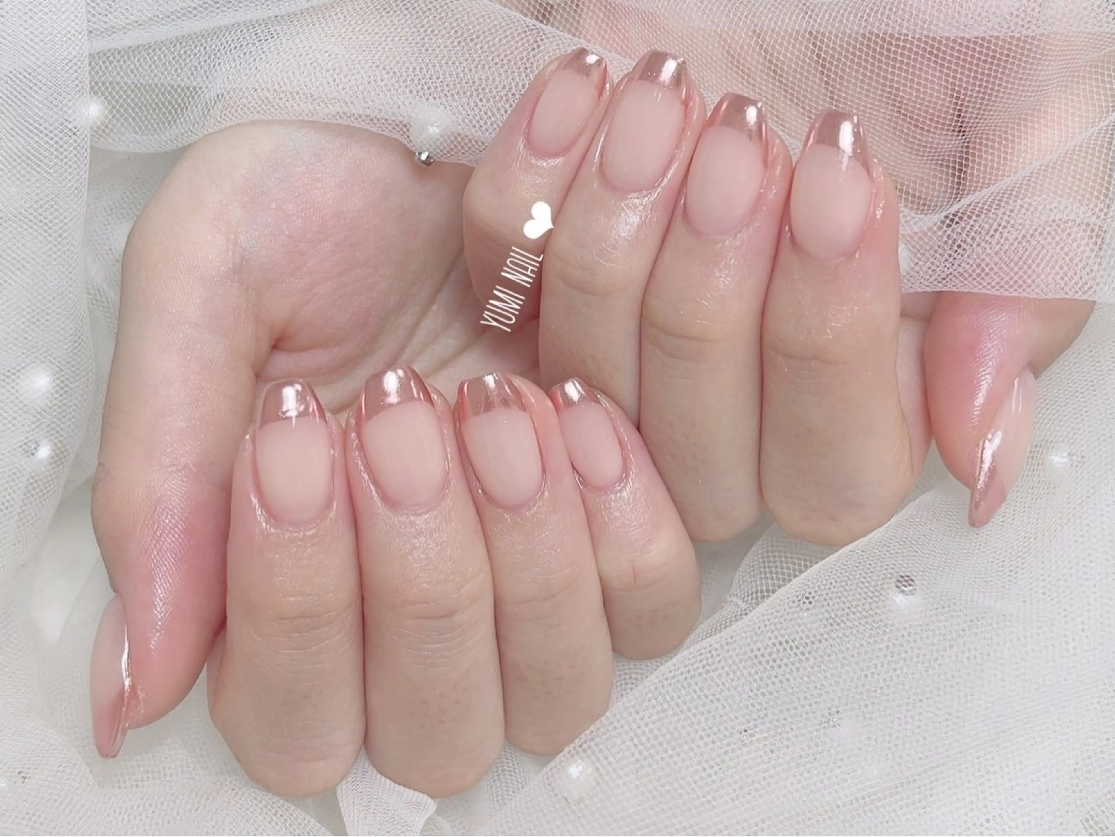 ネイル ハンドネイル 𝐲𝐮𝐦𝐢🎀 デザイン長さ出し専門のネイルデザイン