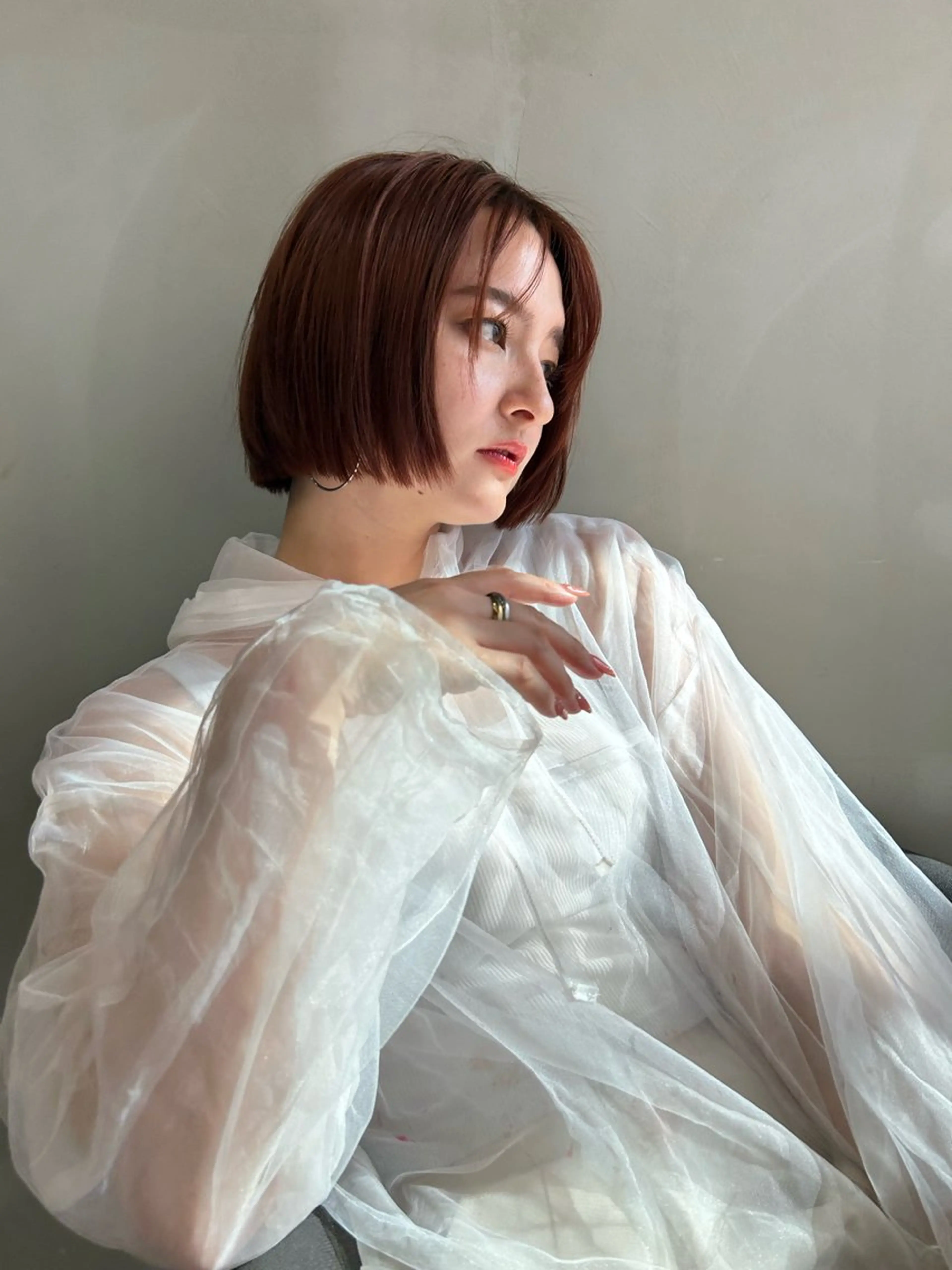 ショート カラー ショート/ボブ専門 宮脇美奈/南船場のヘアスタイル