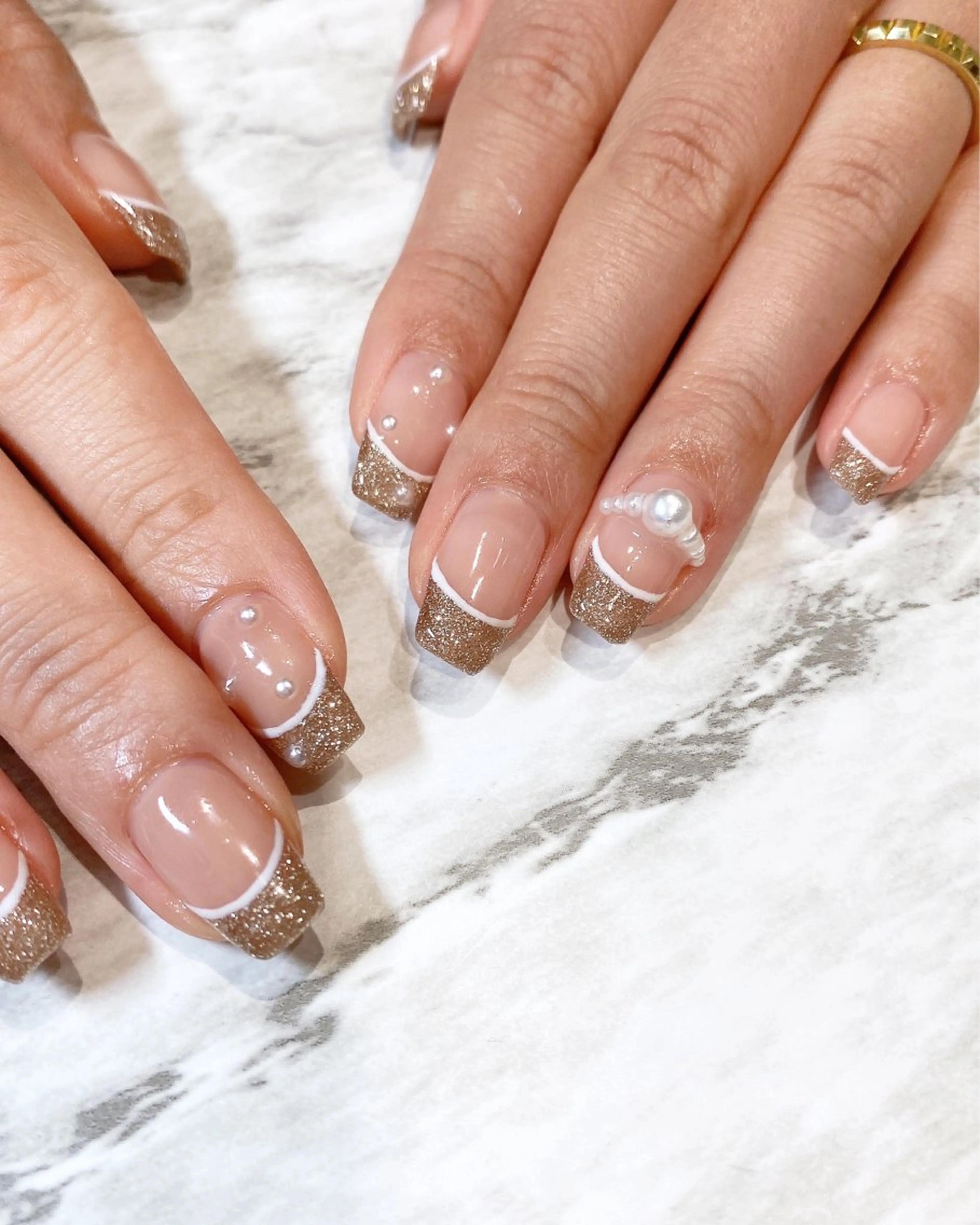 ネイル ハンドネイル フットネイル ハンドケア nail salon  AlgeTy所属・✴︎:.｡. MAKI.｡.:✴︎のネイルデザイン