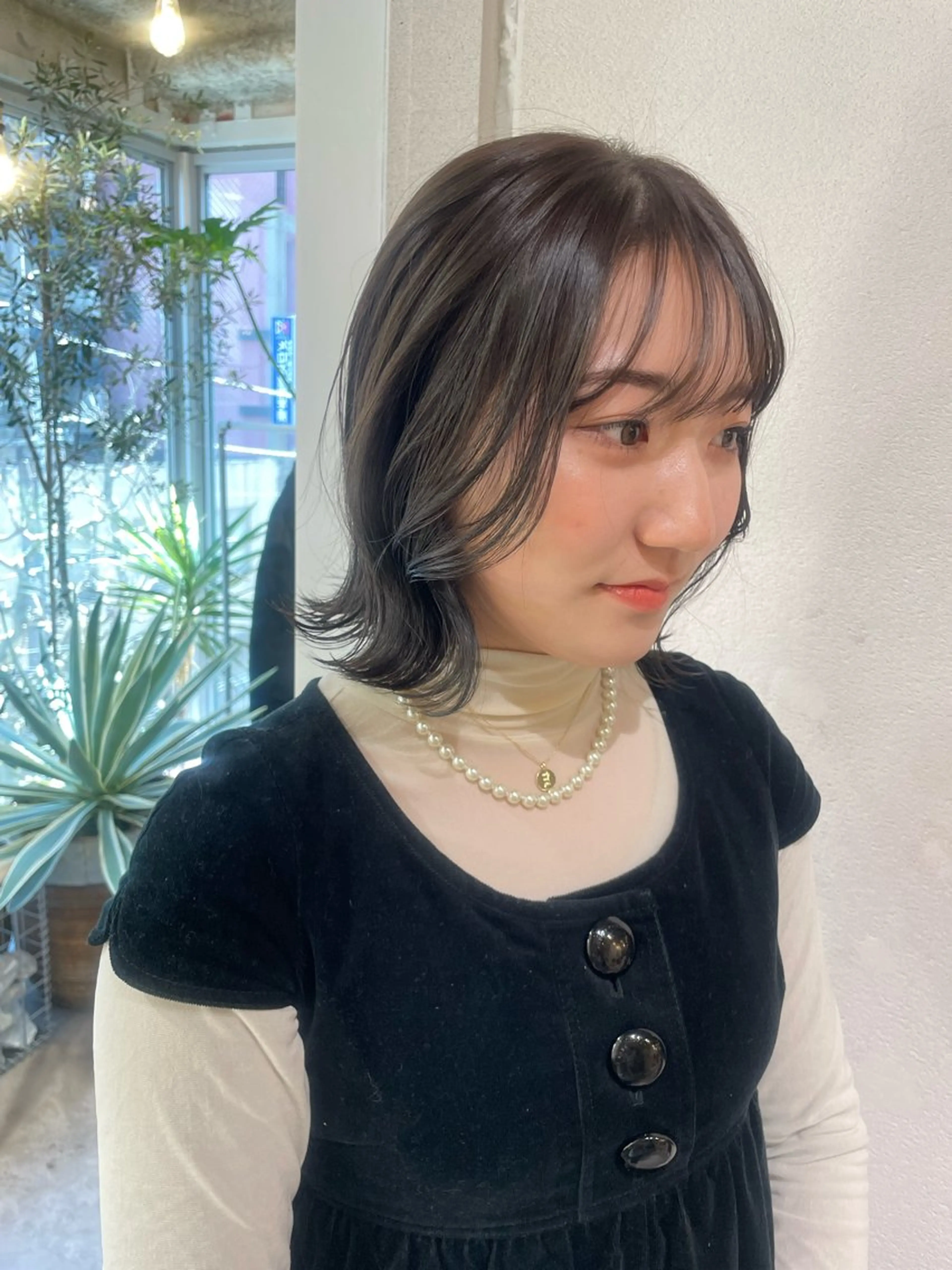 ミディアム ヘアカラー トリートメント ニュアンスヘア /透明感🪽AYAのヘアスタイル