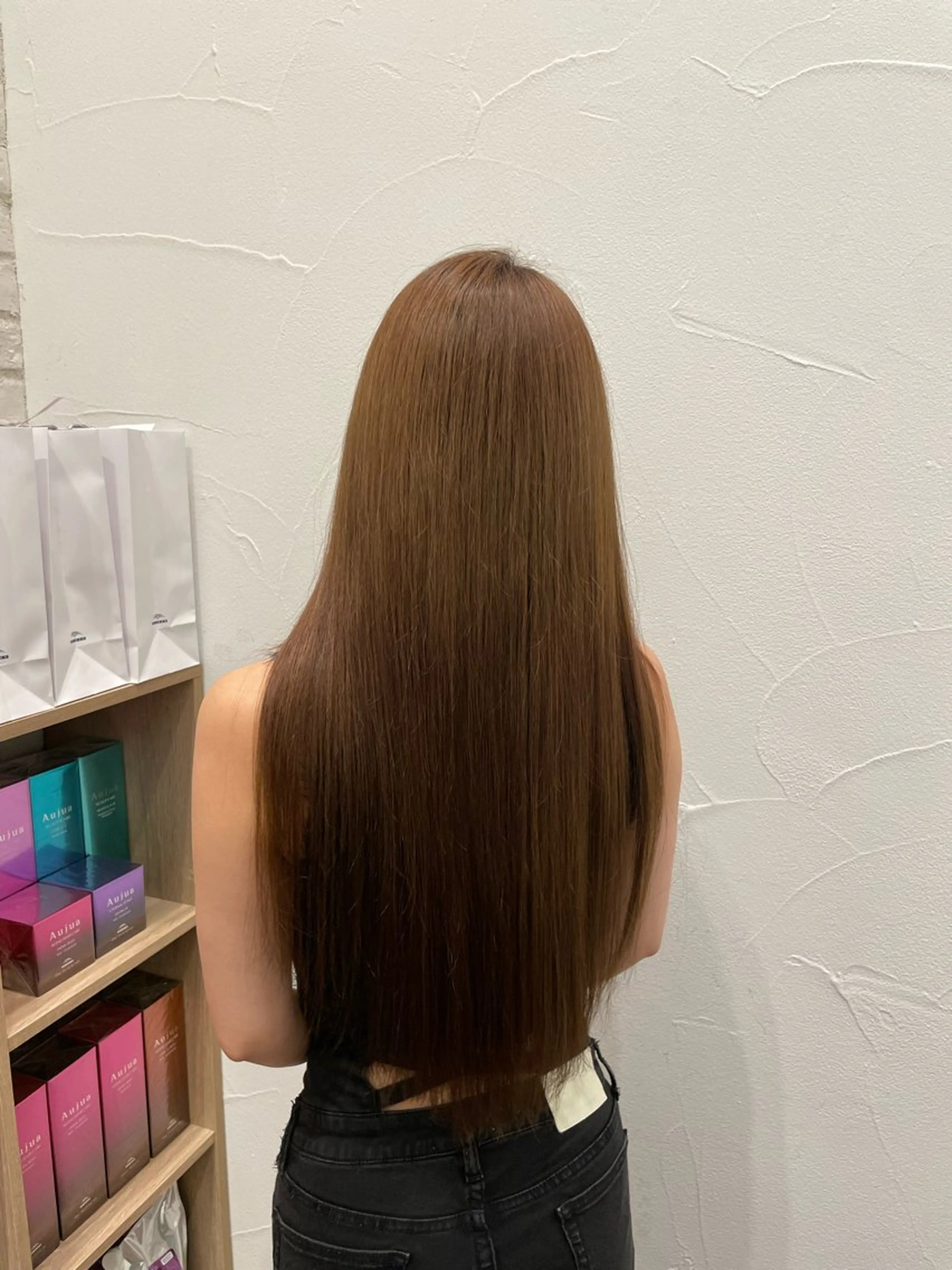 ロング ✩𝐴𝑠ℎ 中目黒 浦野 遥‎✩*｡のヘアスタイル