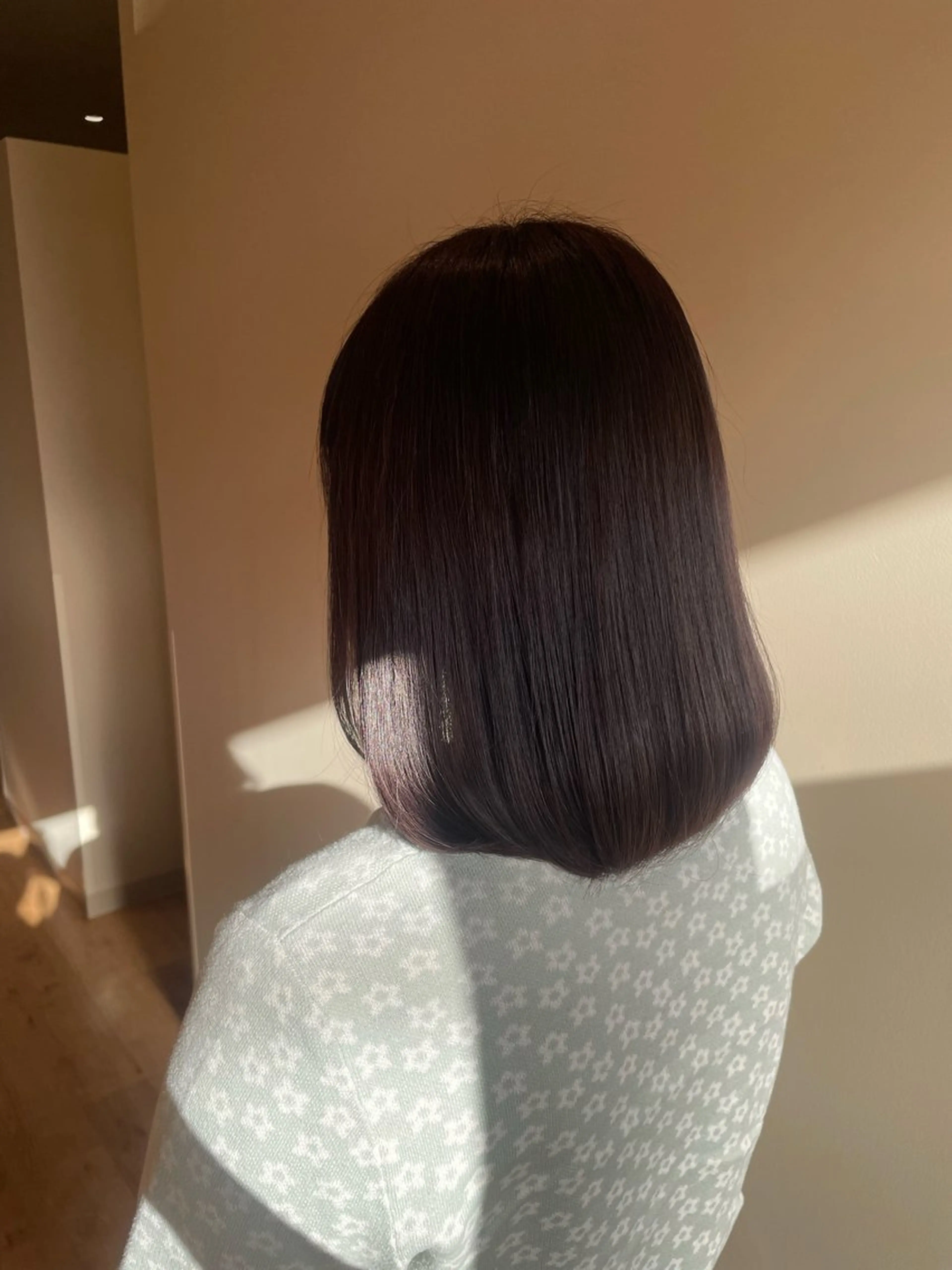 カラー バイオレットカラー ヘアカラー トリートメント 黒島優香 🦋髪質改善🦋のヘアスタイル