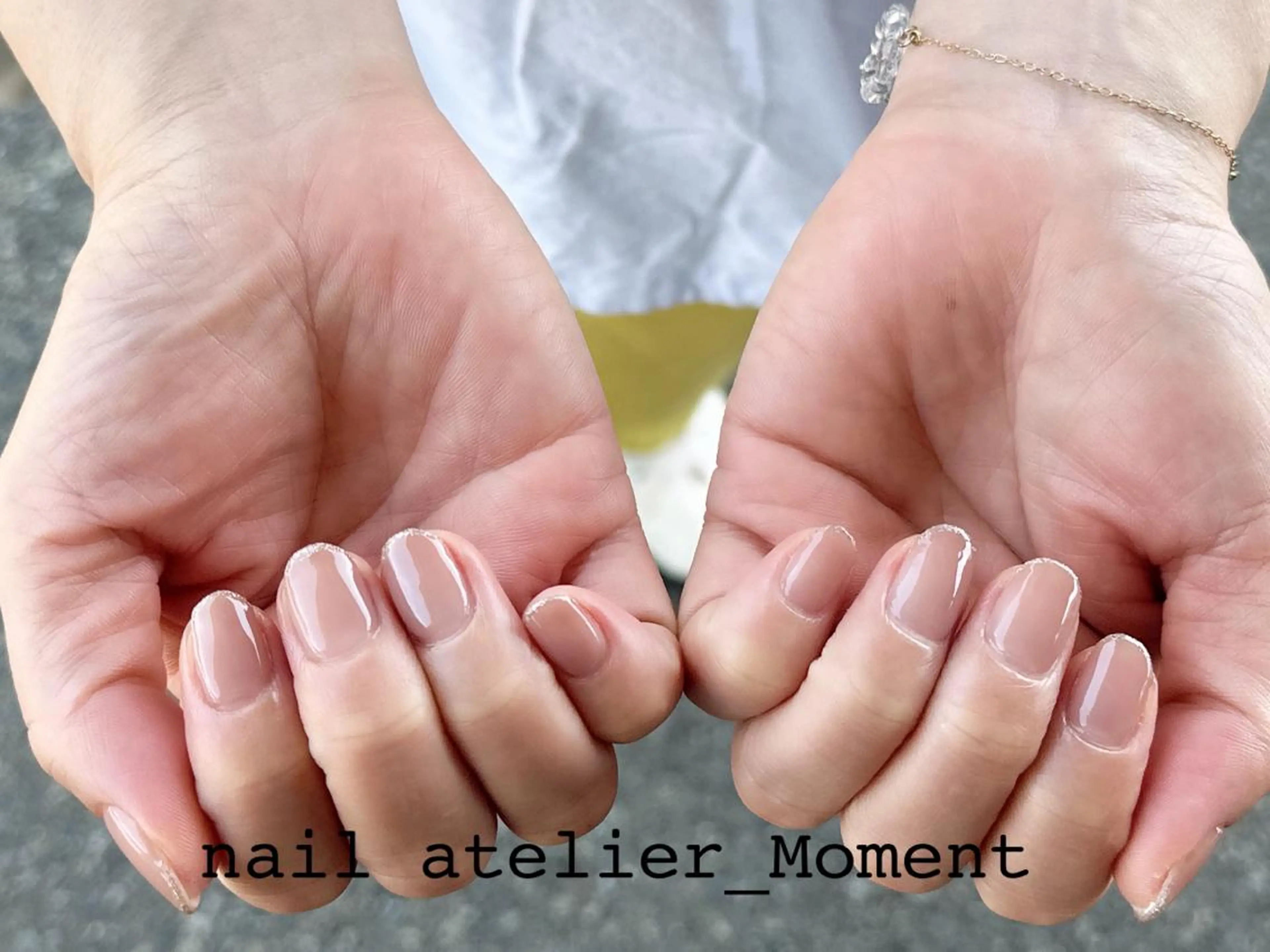 ネイル フレンチネイル nail atelier_Moment所属・nail Momentのネイルデザイン