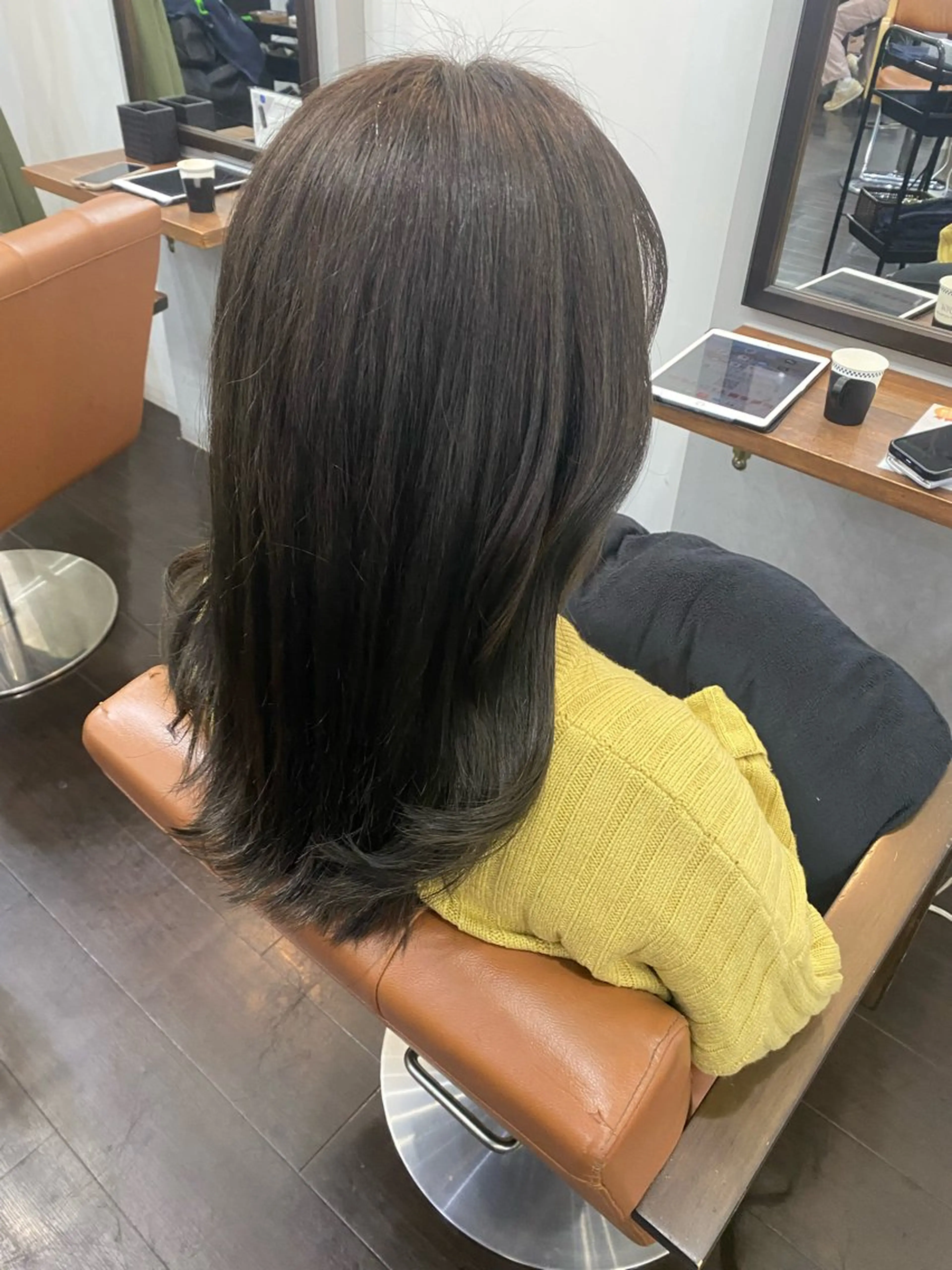 セミロング カット ヘアカラー トリートメント 🍒ᩚ名駅/艶髪 縮毛矯正/あゆ🍒ᩚのヘアスタイル
