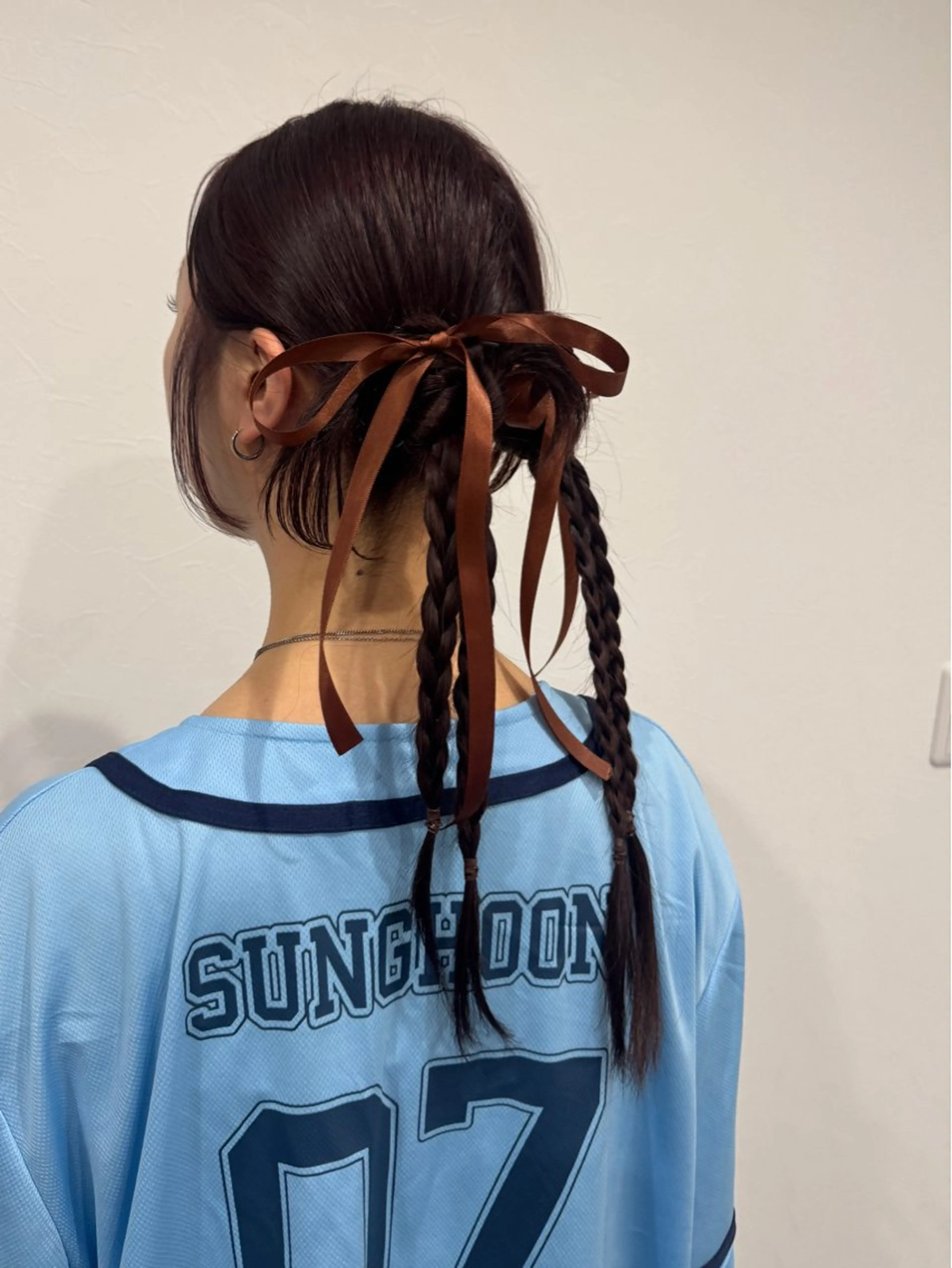 𖤐·̩͙ヘアセットの写真