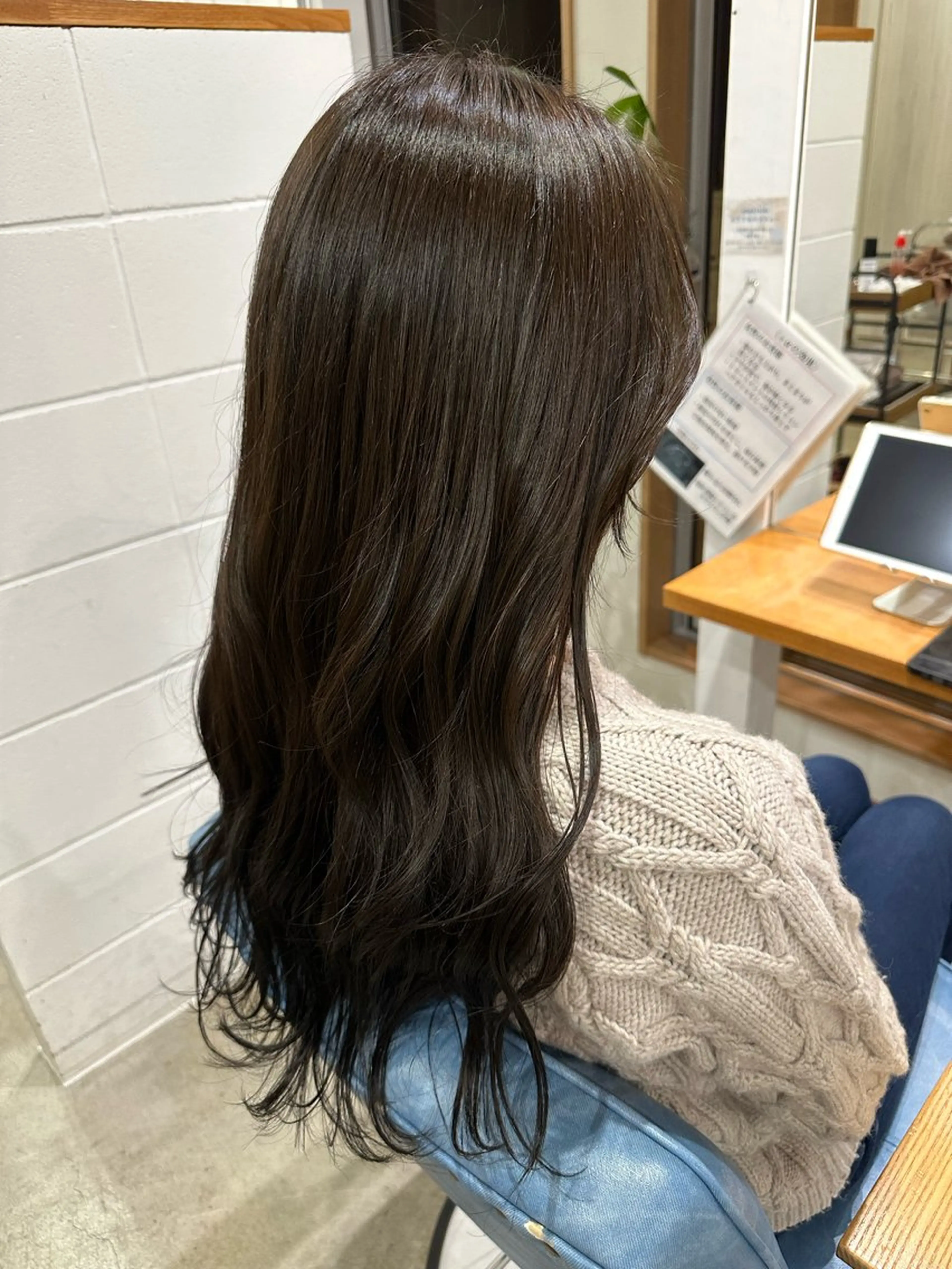 カラー アッシュ 生島 あかり🫧のヘアスタイル