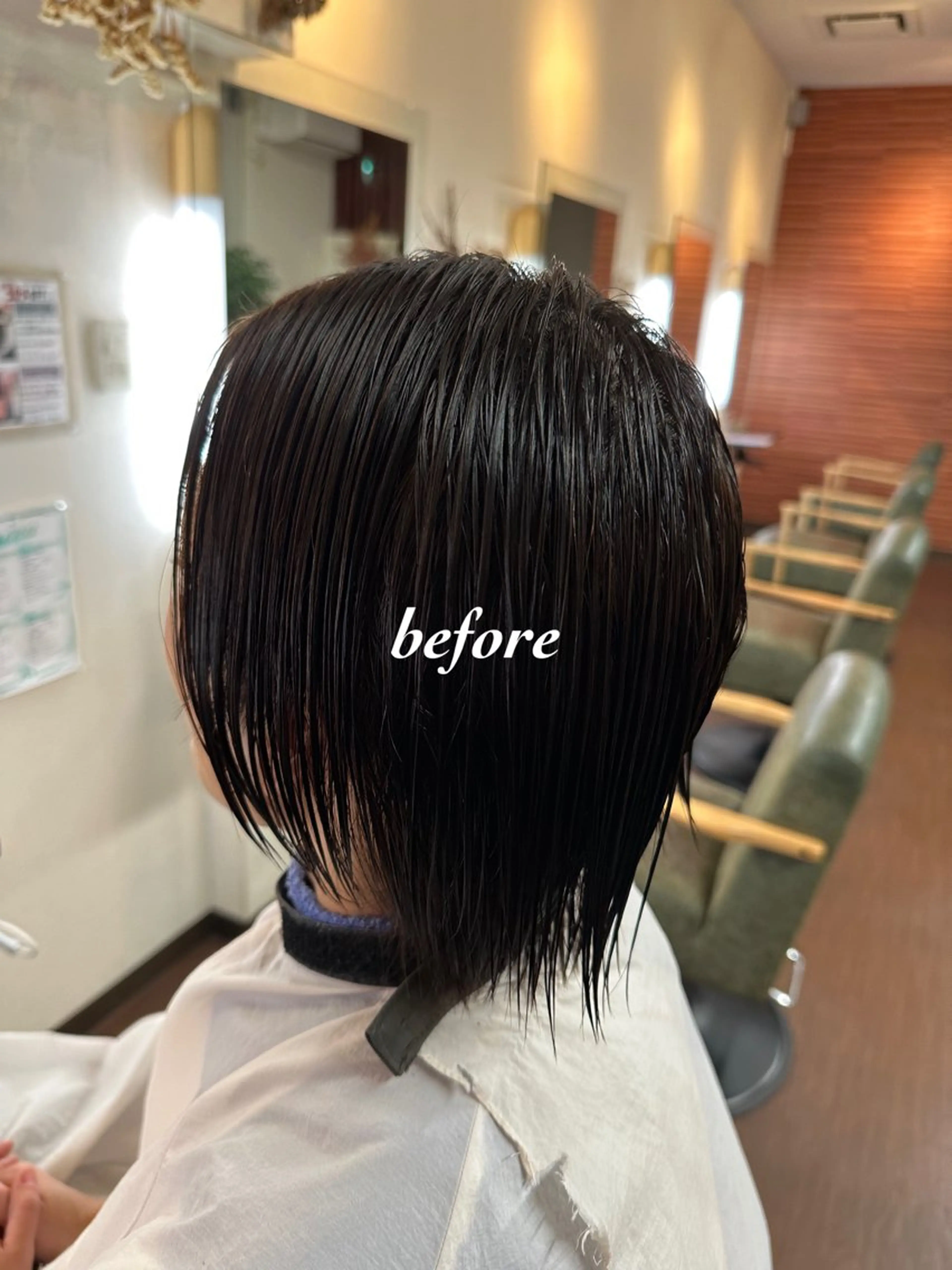 ショート くびれヘア ショートヘア カット Glanzhair 🫧‪菊池柊真🫧のヘアスタイル