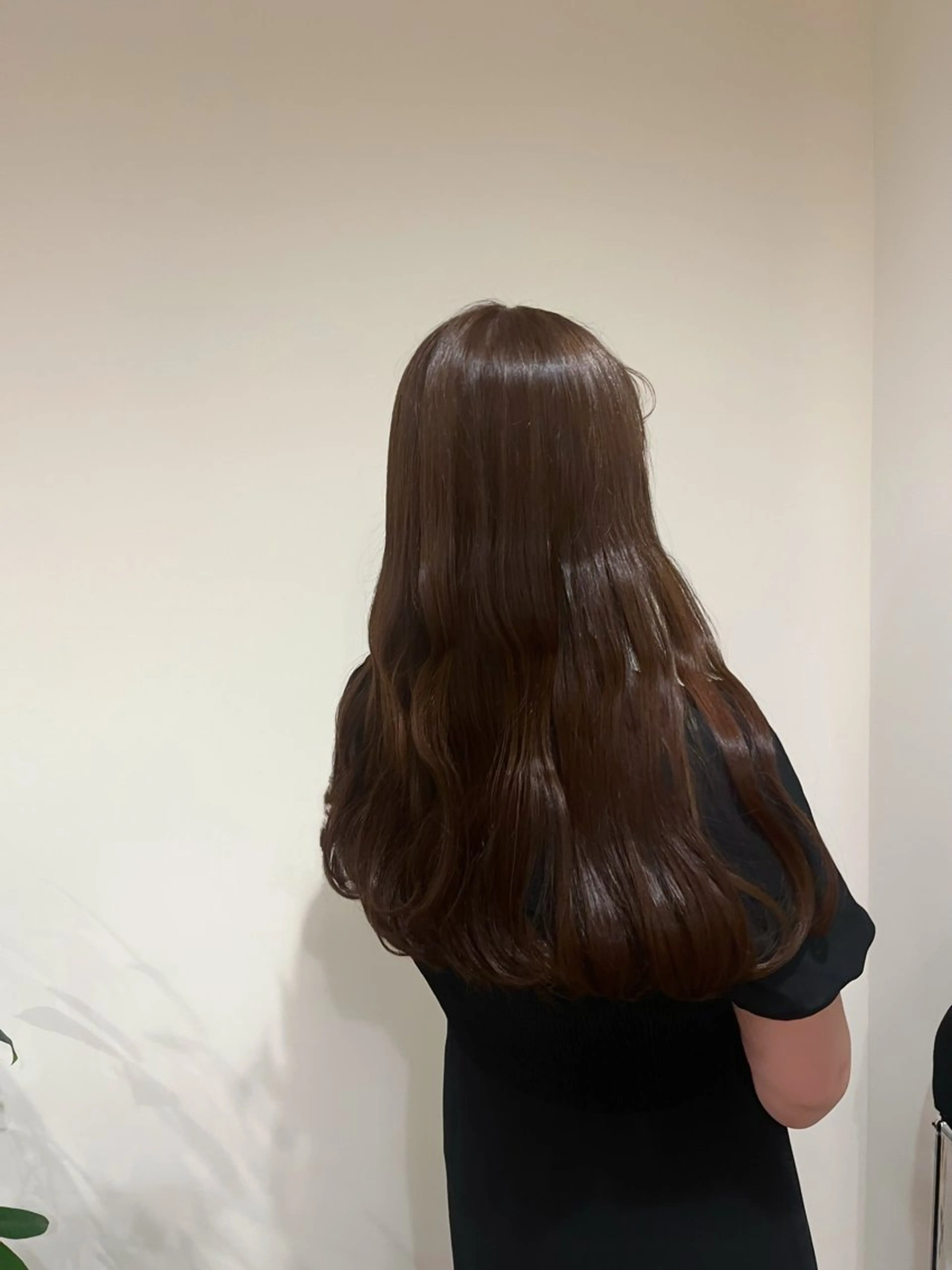ロング カラー ヘアカラー トリートメント 朝野 美華のヘアスタイル