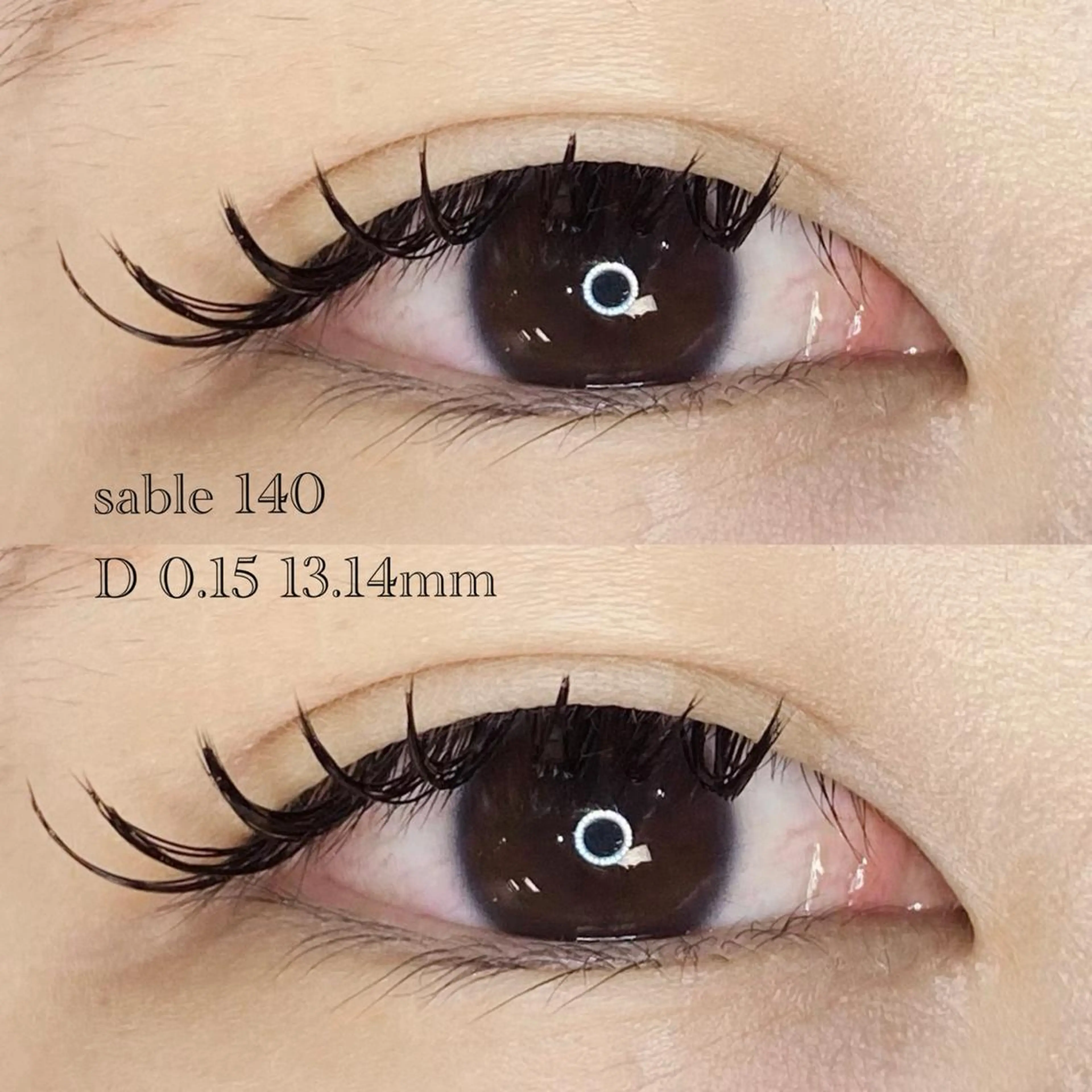 マツエク・マツパ Dカール セーブル OLIVIA 郷家 ♡のマツエク・マツパデザイン