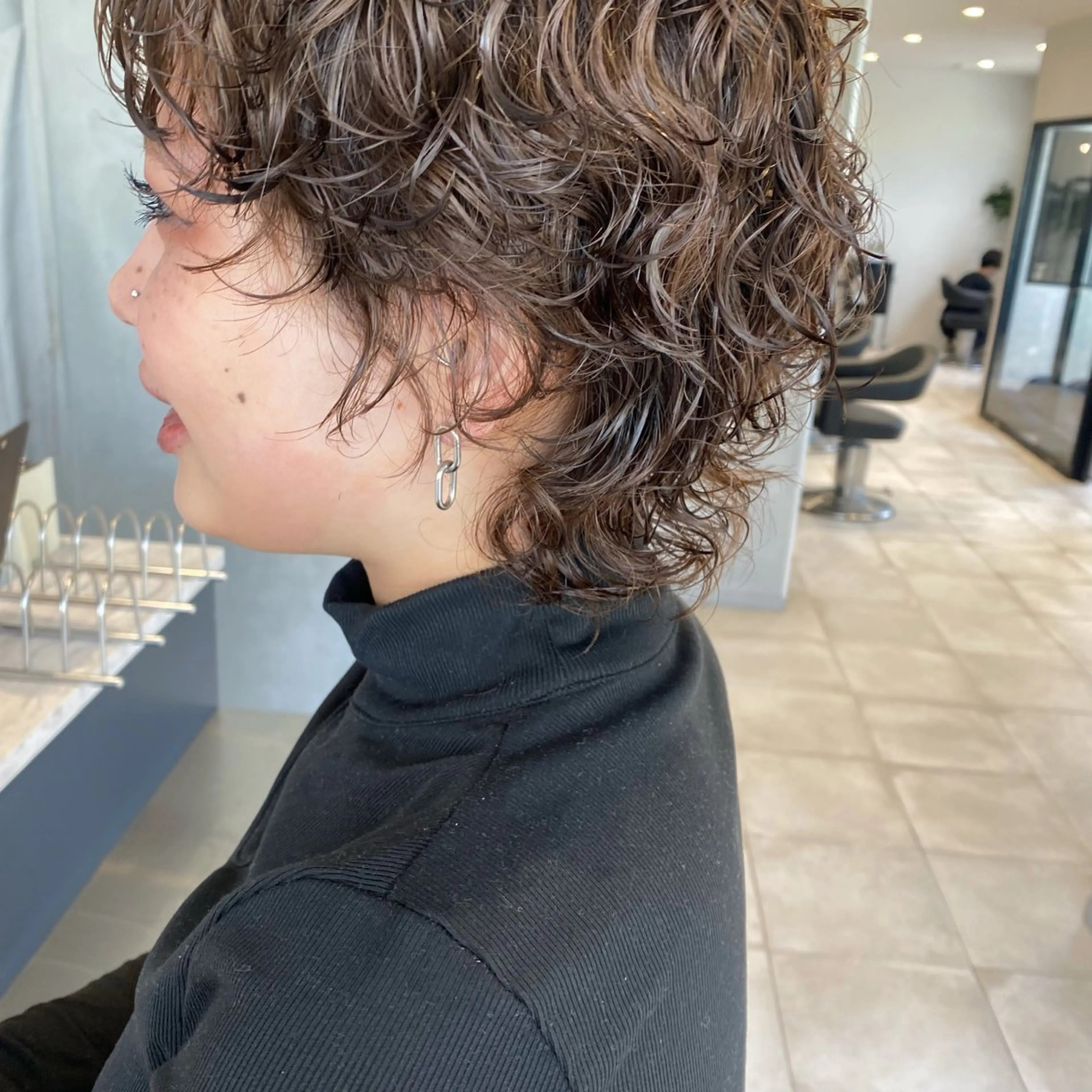 ショート パーマ 久保田 茜のヘアスタイル