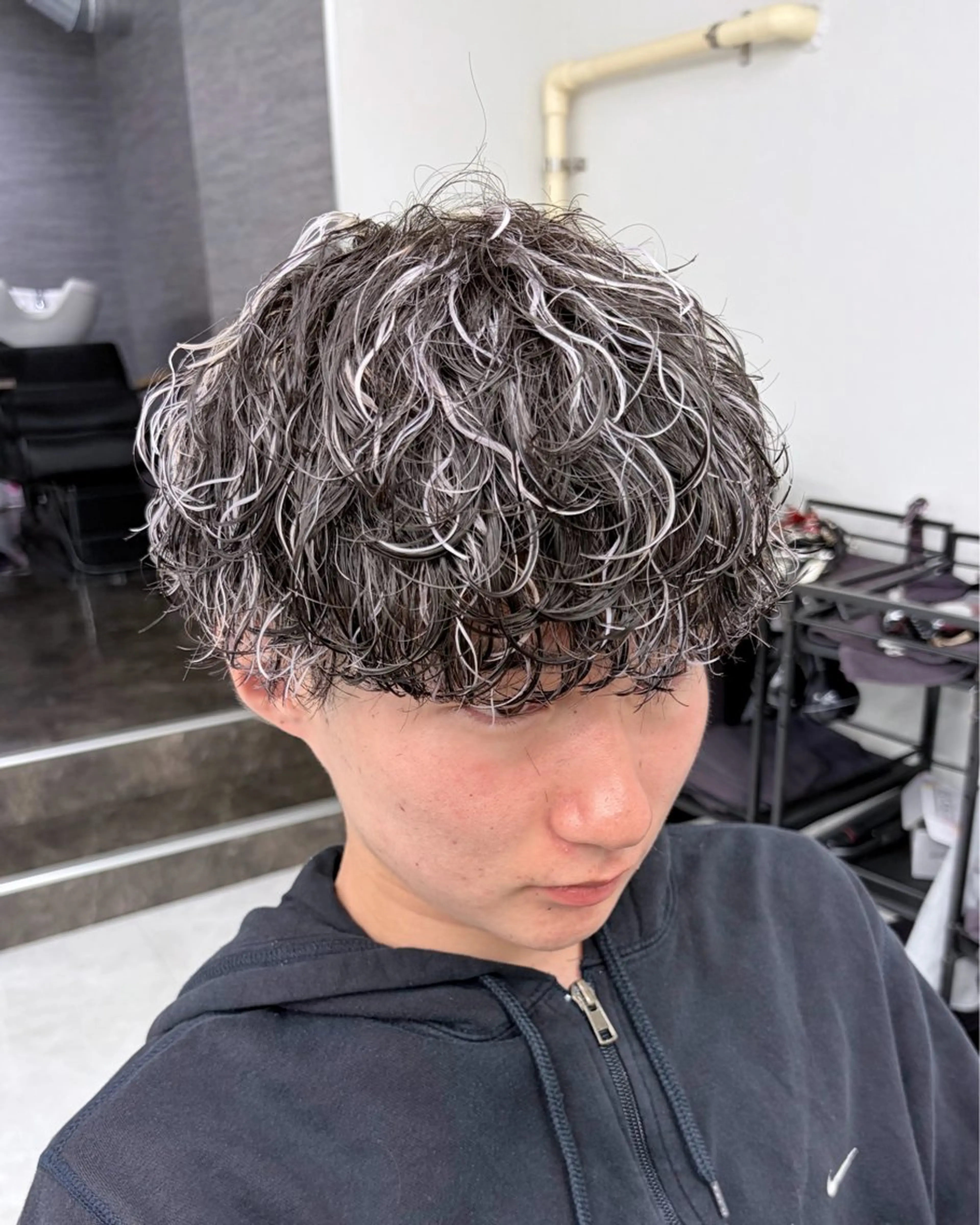 パーマ メンズ カット ヘアカラー パーマ 👑メンズ/パーマ/ 小島桐弥👑のヘアスタイル