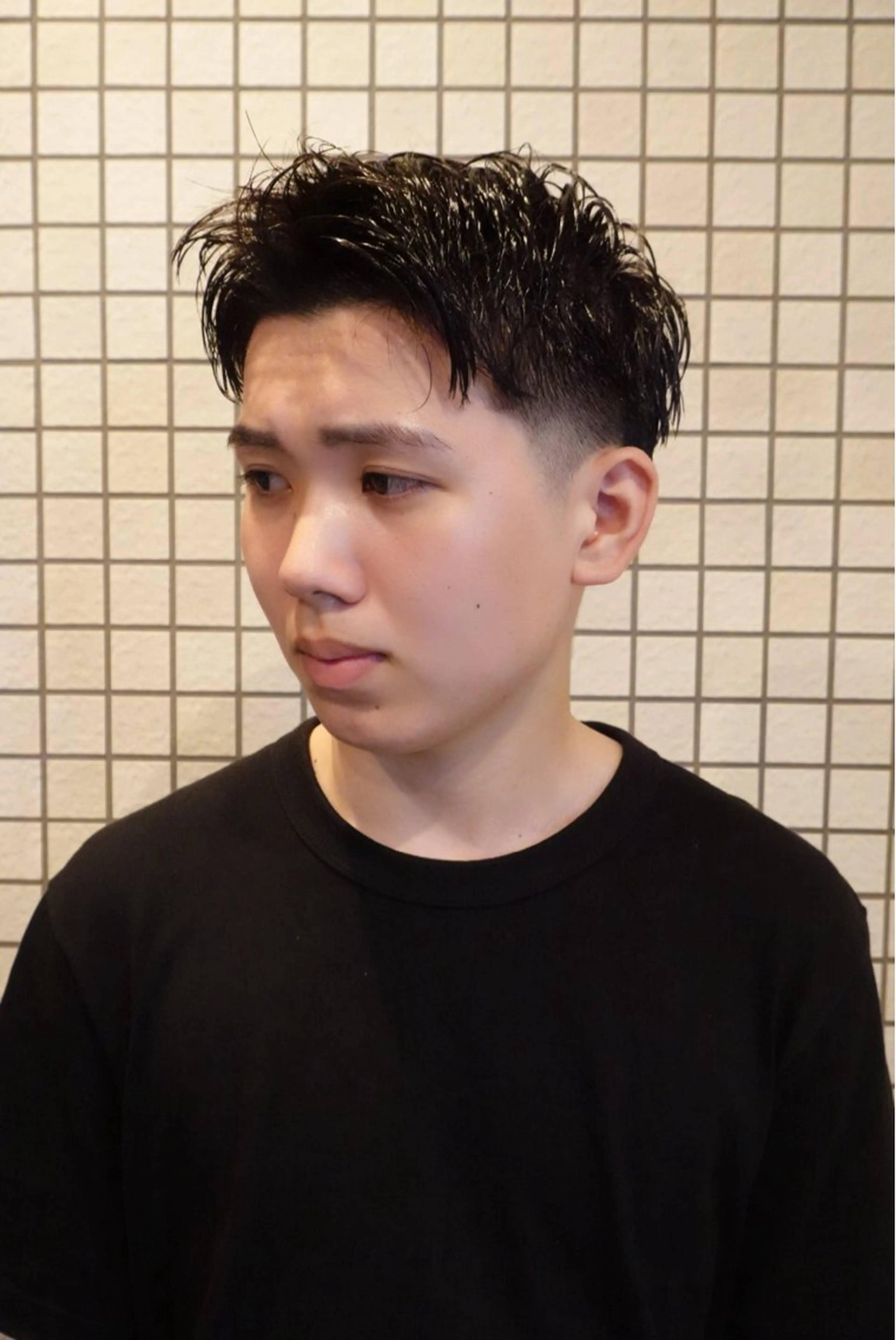 メンズ カット 🔥フェードパーマ NO.1/LEO🔥のヘアスタイル