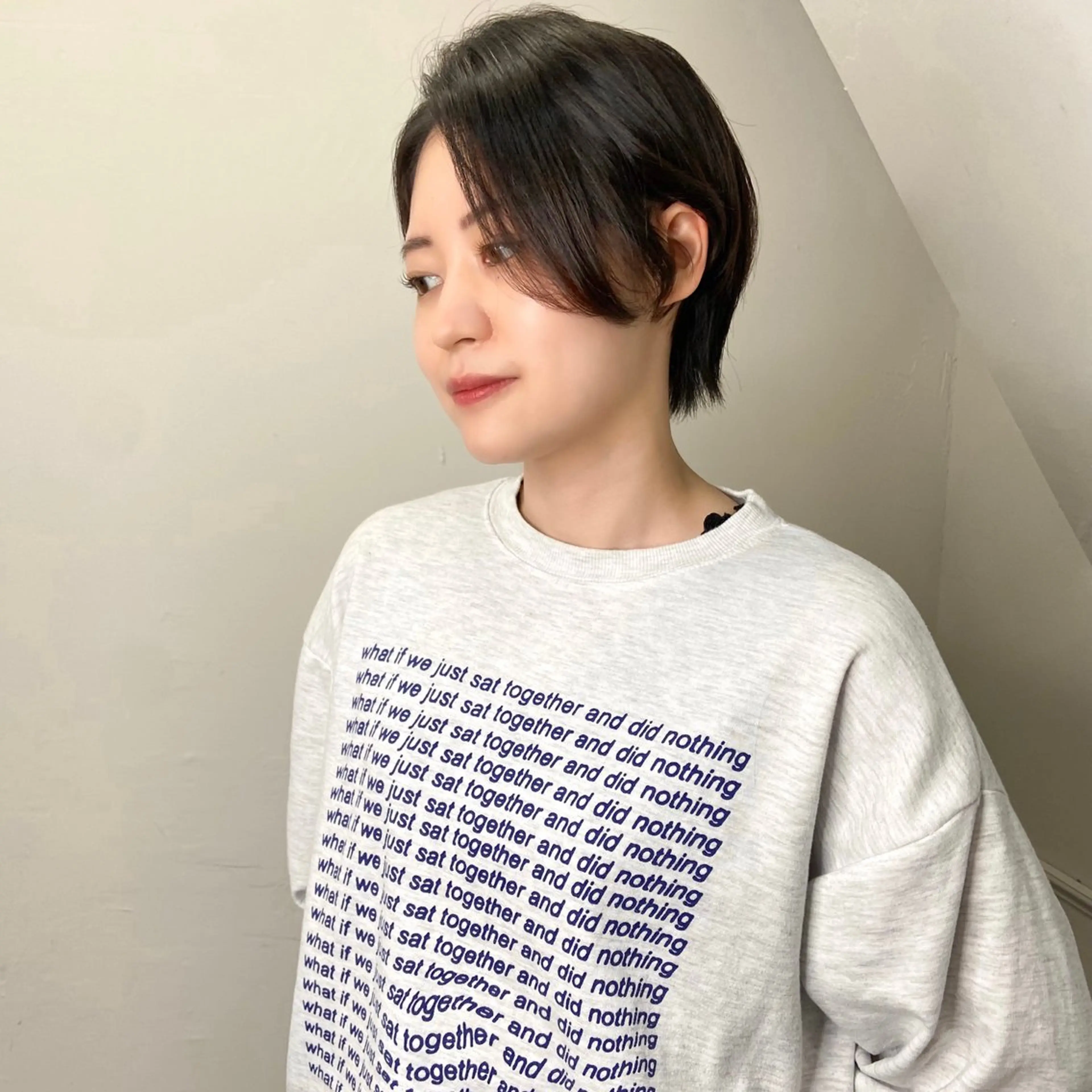 ショート カラー パーマ ヘアアレンジ ハンサムショート 丸みショート 似合わせカット ショートヘア memoto東三国店 🌼RENA🌼のマツエク・マツパデザイン