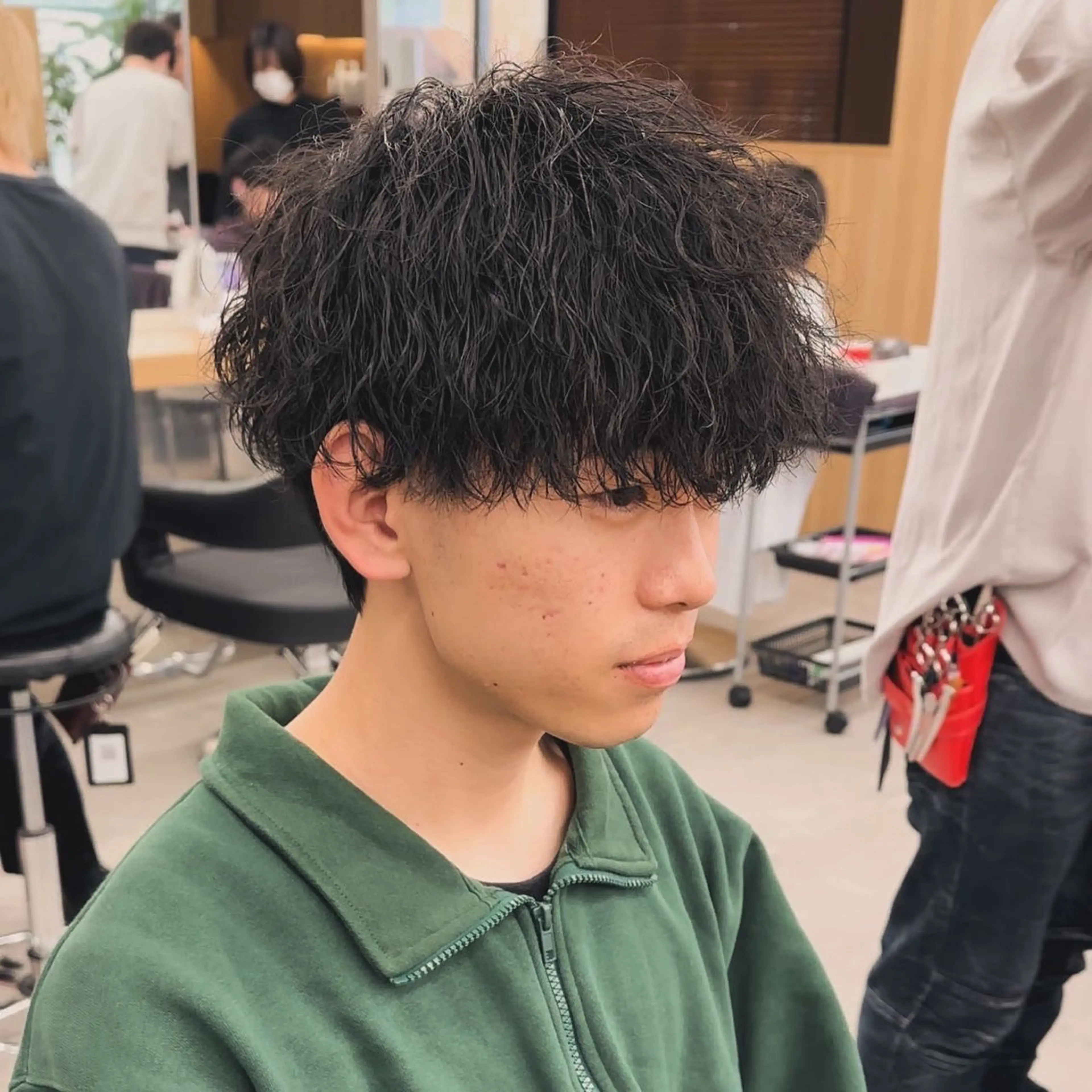 パーマ メンズ カット パーマ 🌟あゆ🌟 女子ウケスタイルのヘアスタイル