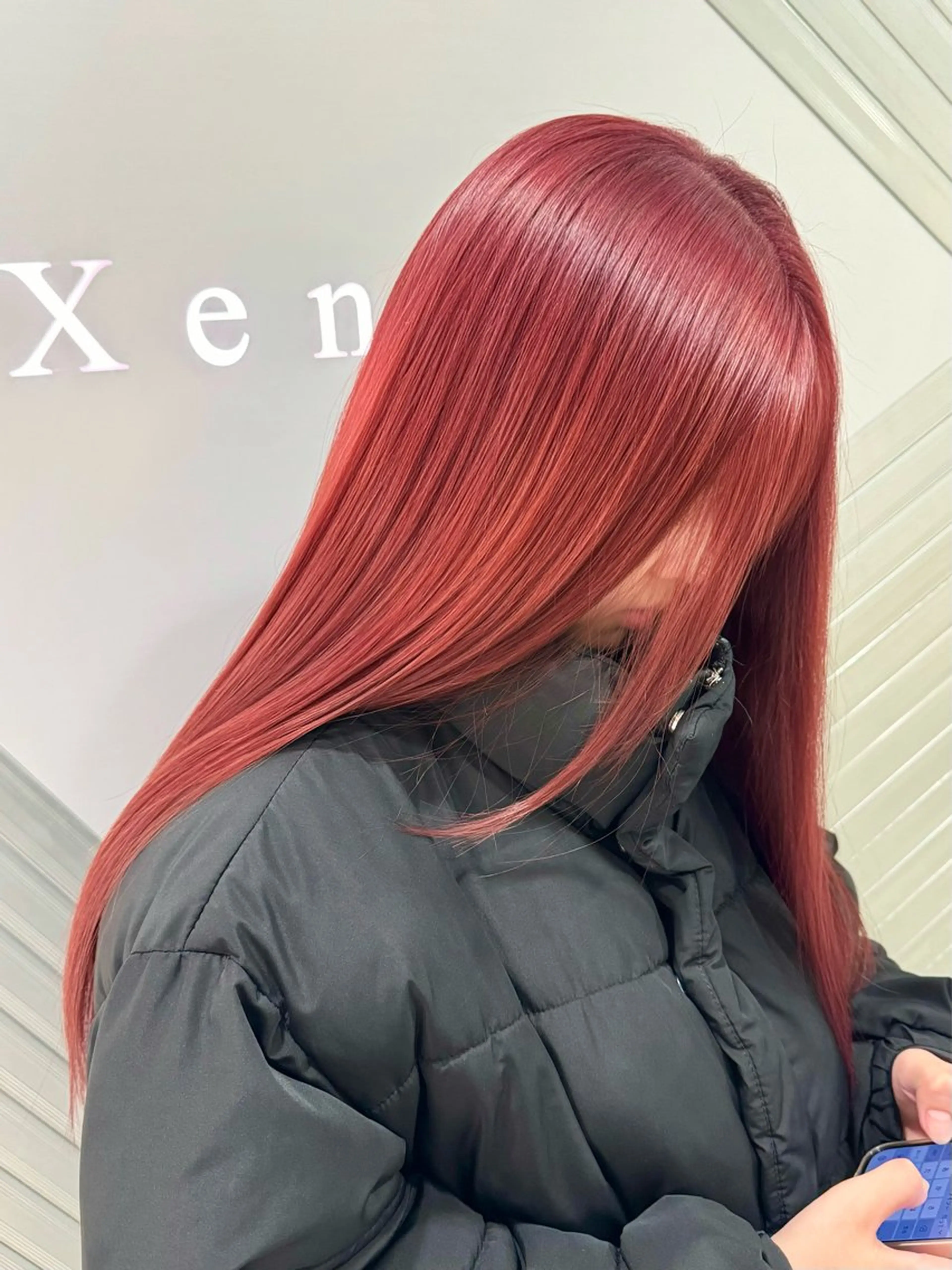 ロング ヘアカラー Xena ria 衣織/ブリーチカラーのヘアスタイル