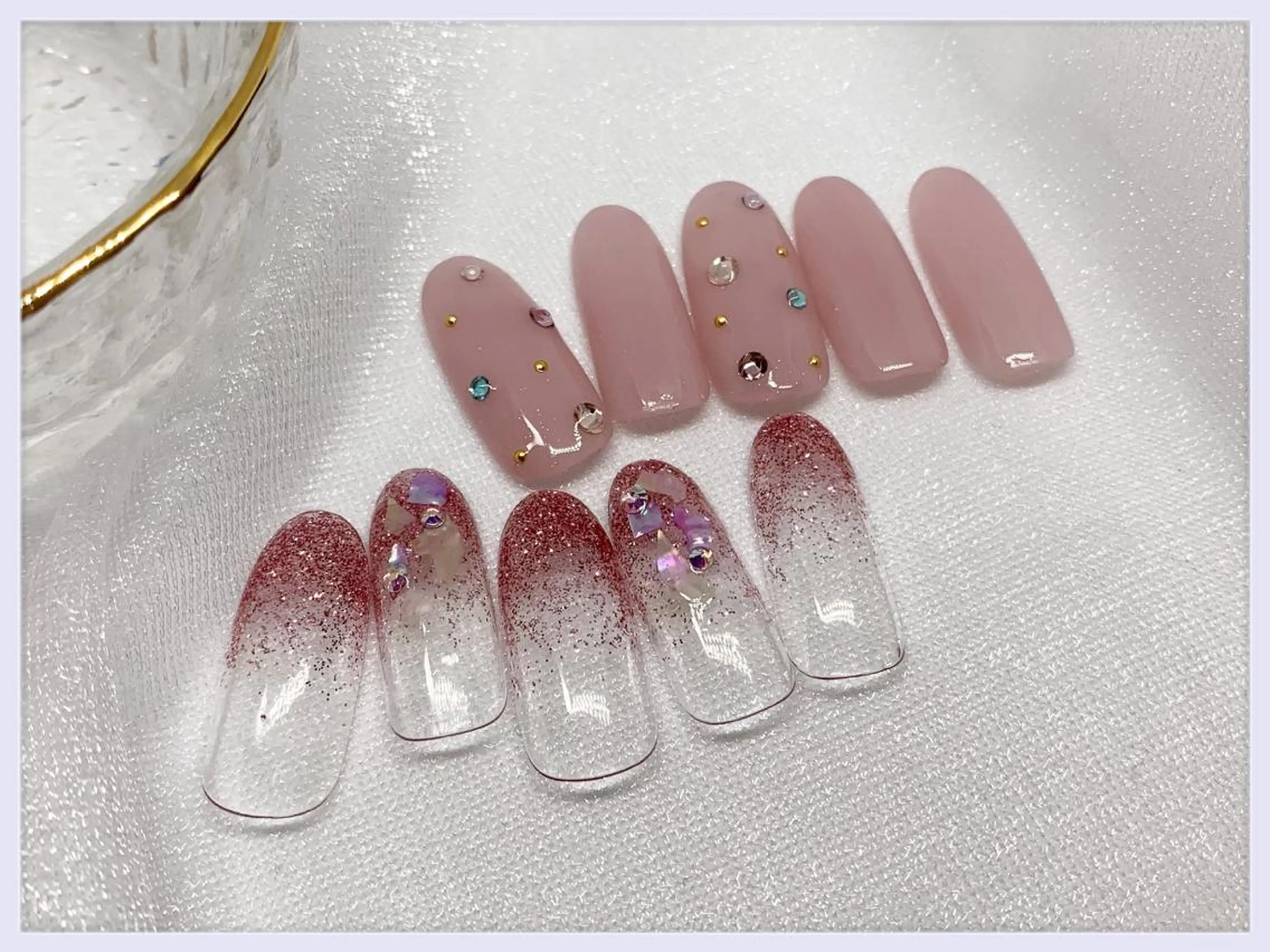ネイル ハンドネイル ネイリストUSUI♡ パラジェルフィルインのネイルデザイン