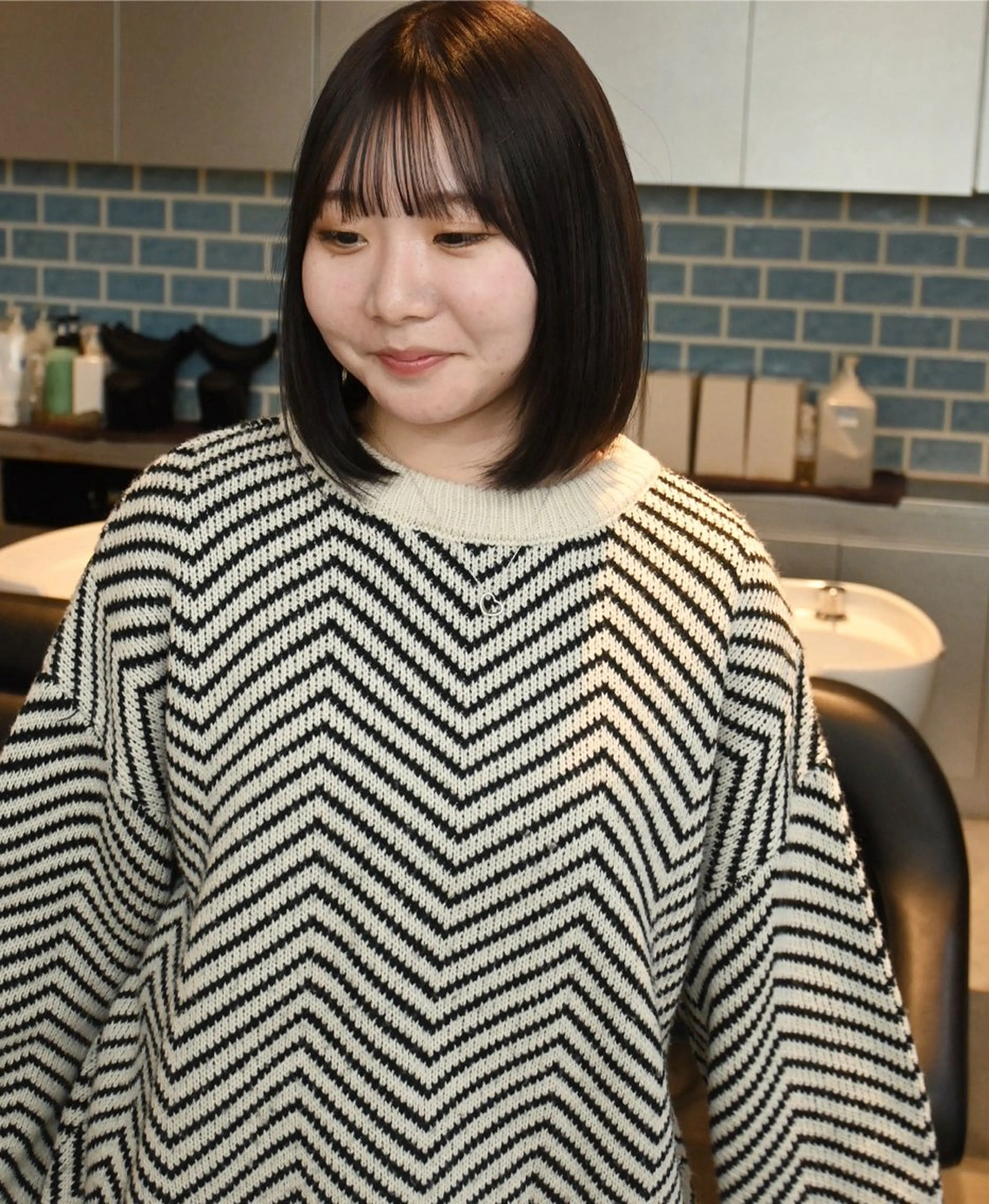 ミディアム 🐰ほのか /透明感カラーのヘアスタイル