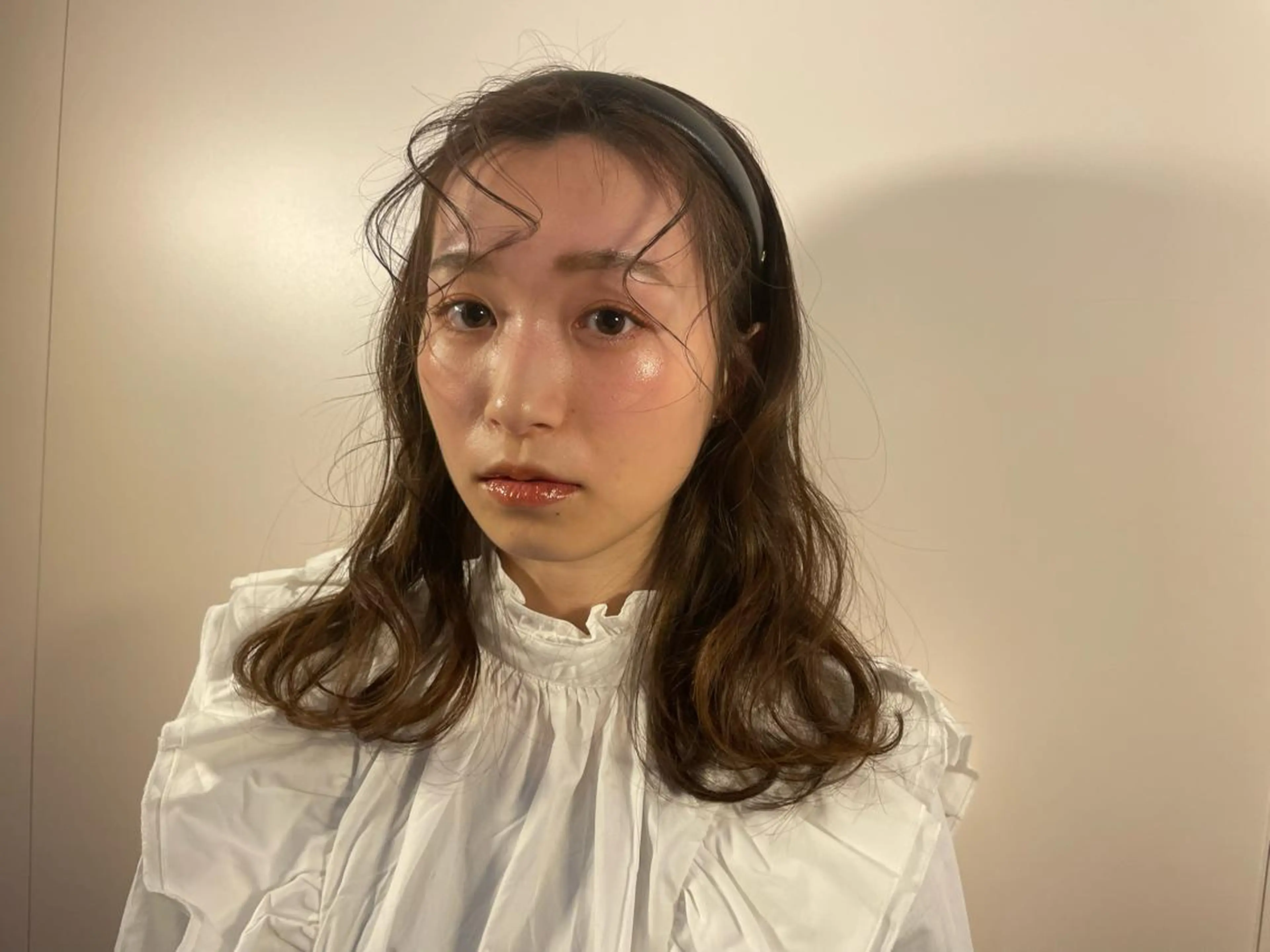 セミロング カラー ヘアアレンジ 松永 梨央のヘアスタイル