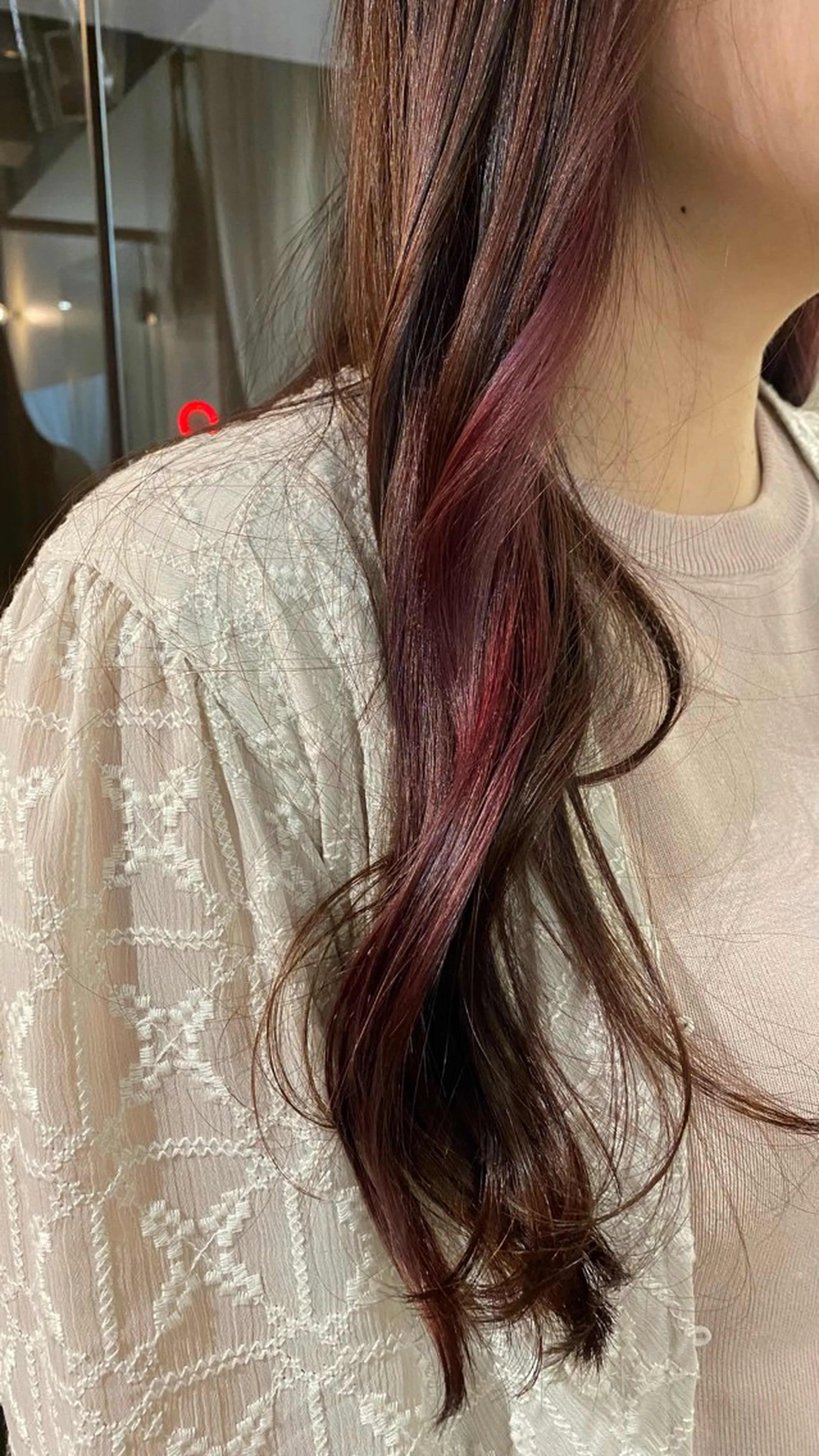 ロング カット ヘアカラー トリートメント 🌻花屋併設🌻濱 幸帆のヘアスタイル