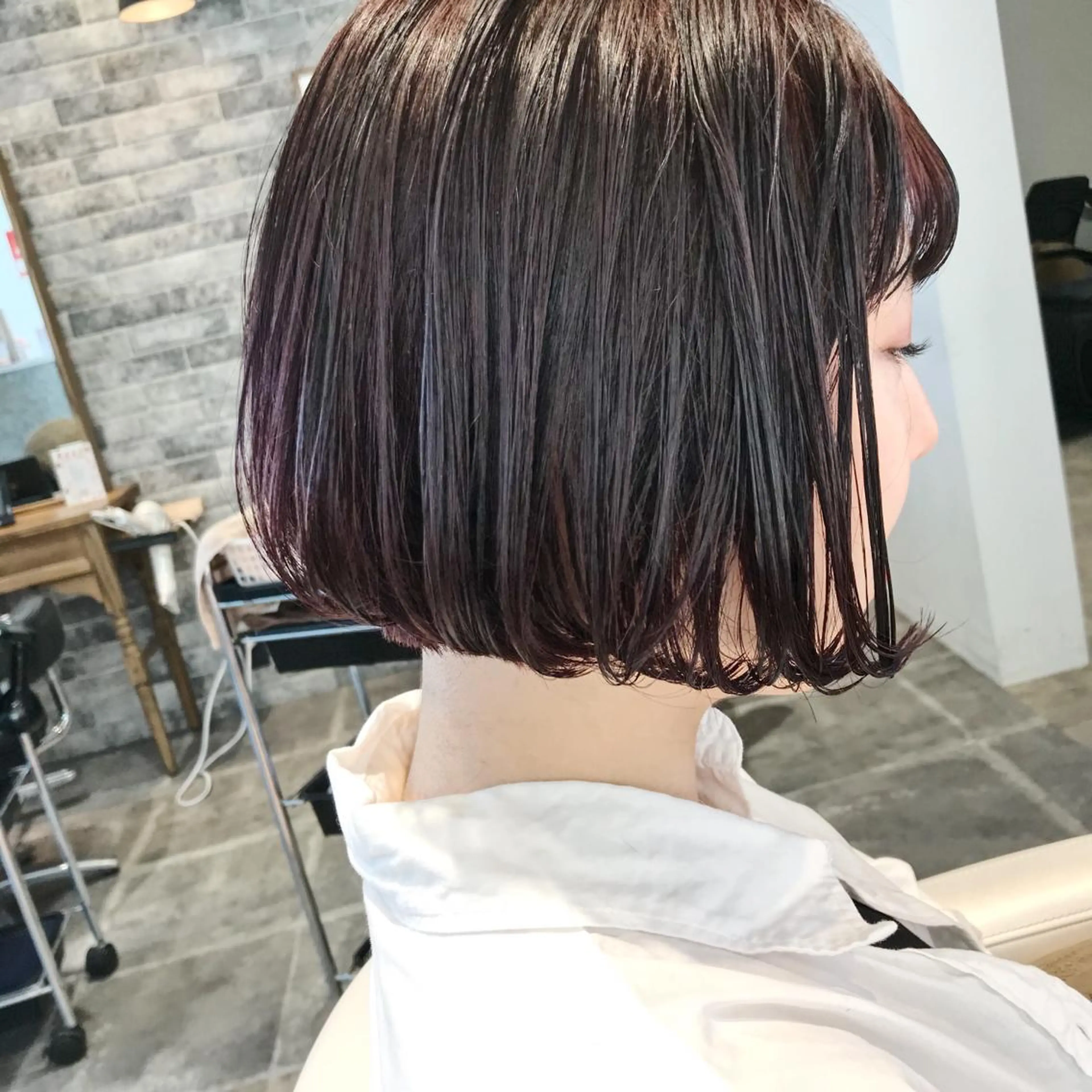 ショート カット ヘアカラー トリートメント 所渉/韓国レイヤー /ウルフカットのヘアスタイル