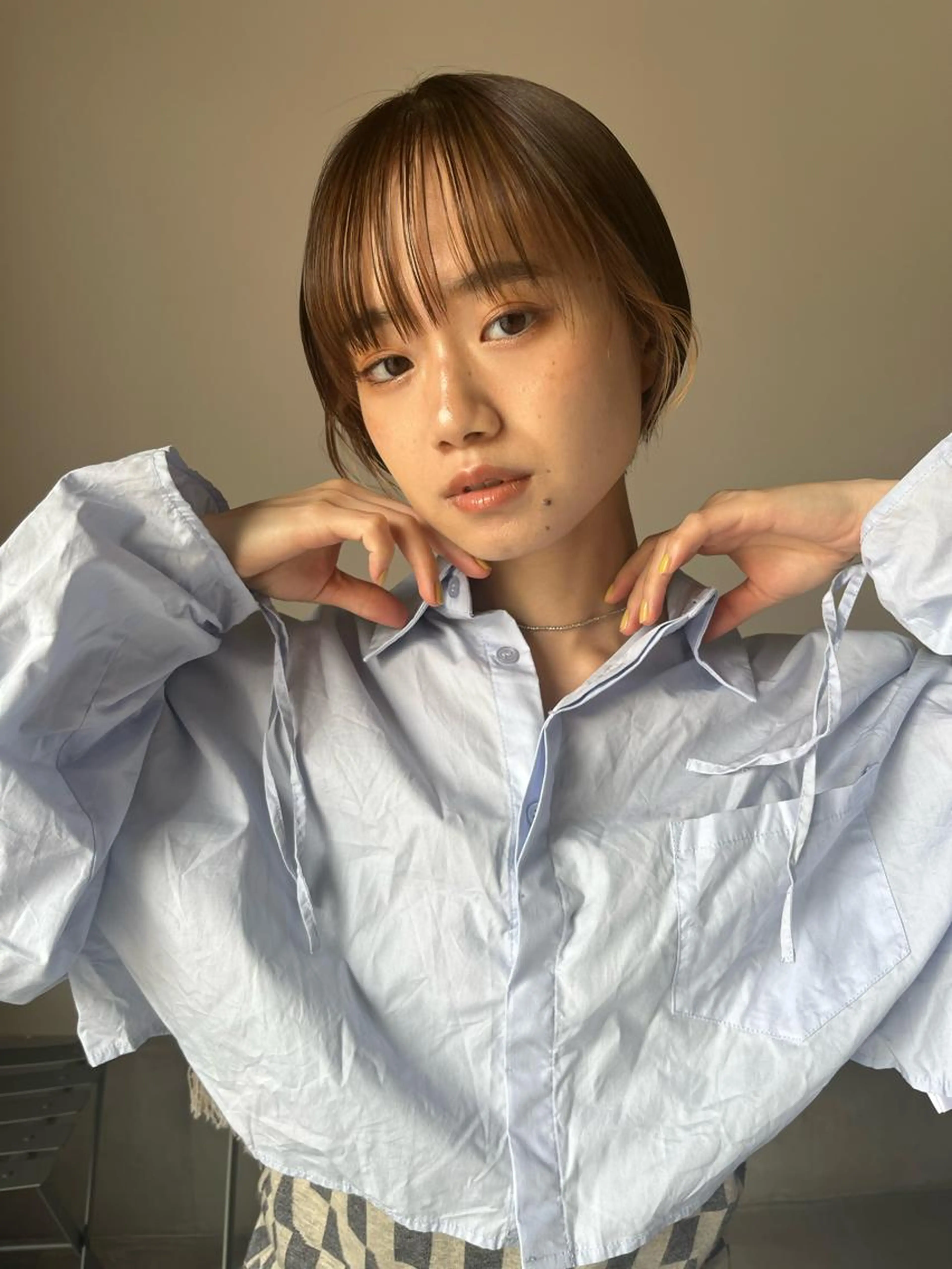 湿気に勝てる!✨前髪ストレート💐の写真