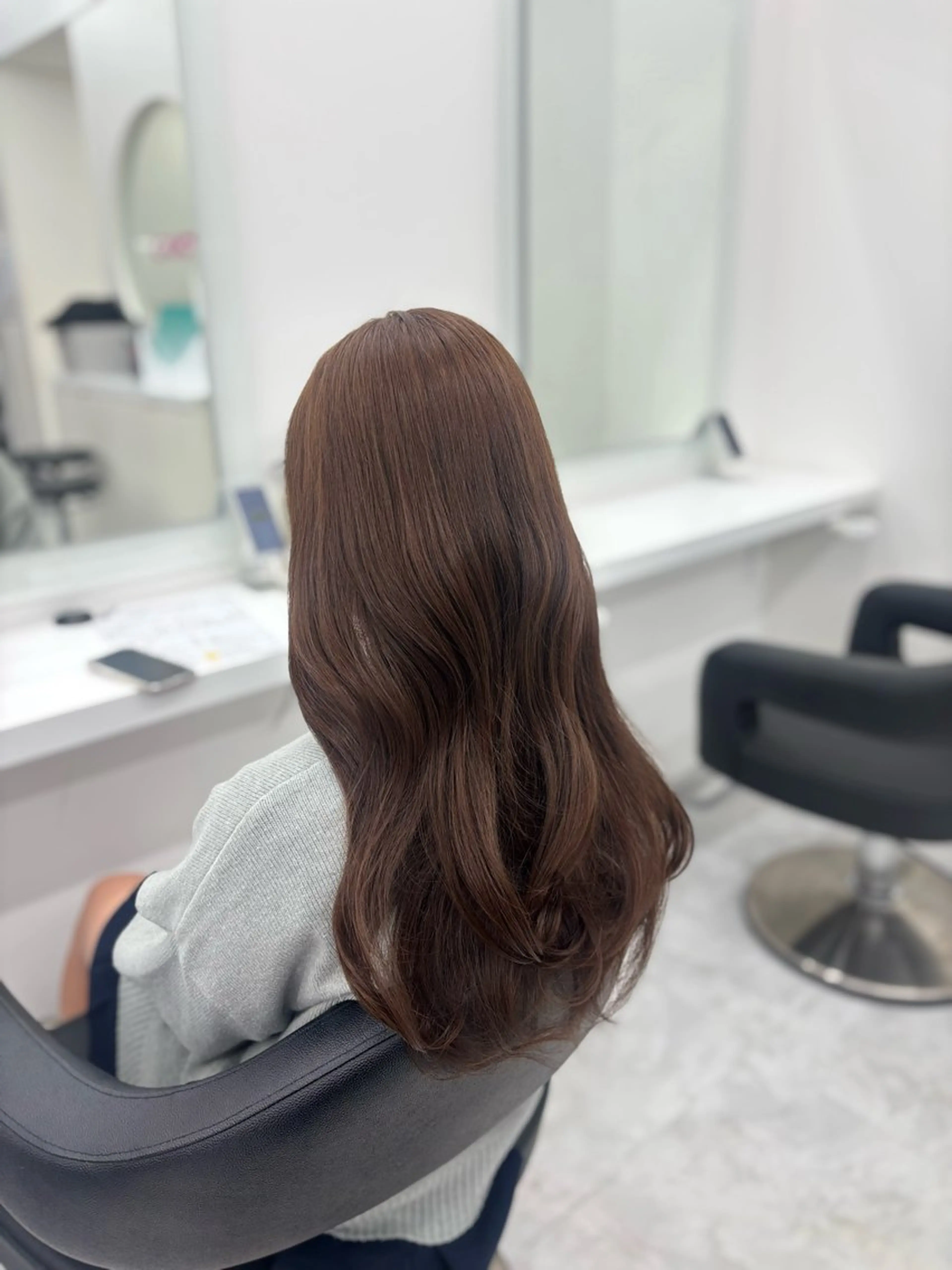 ロング カラー ヘアカラー 🤍レイヤー/顔周り 暖色hirari🤍のヘアスタイル