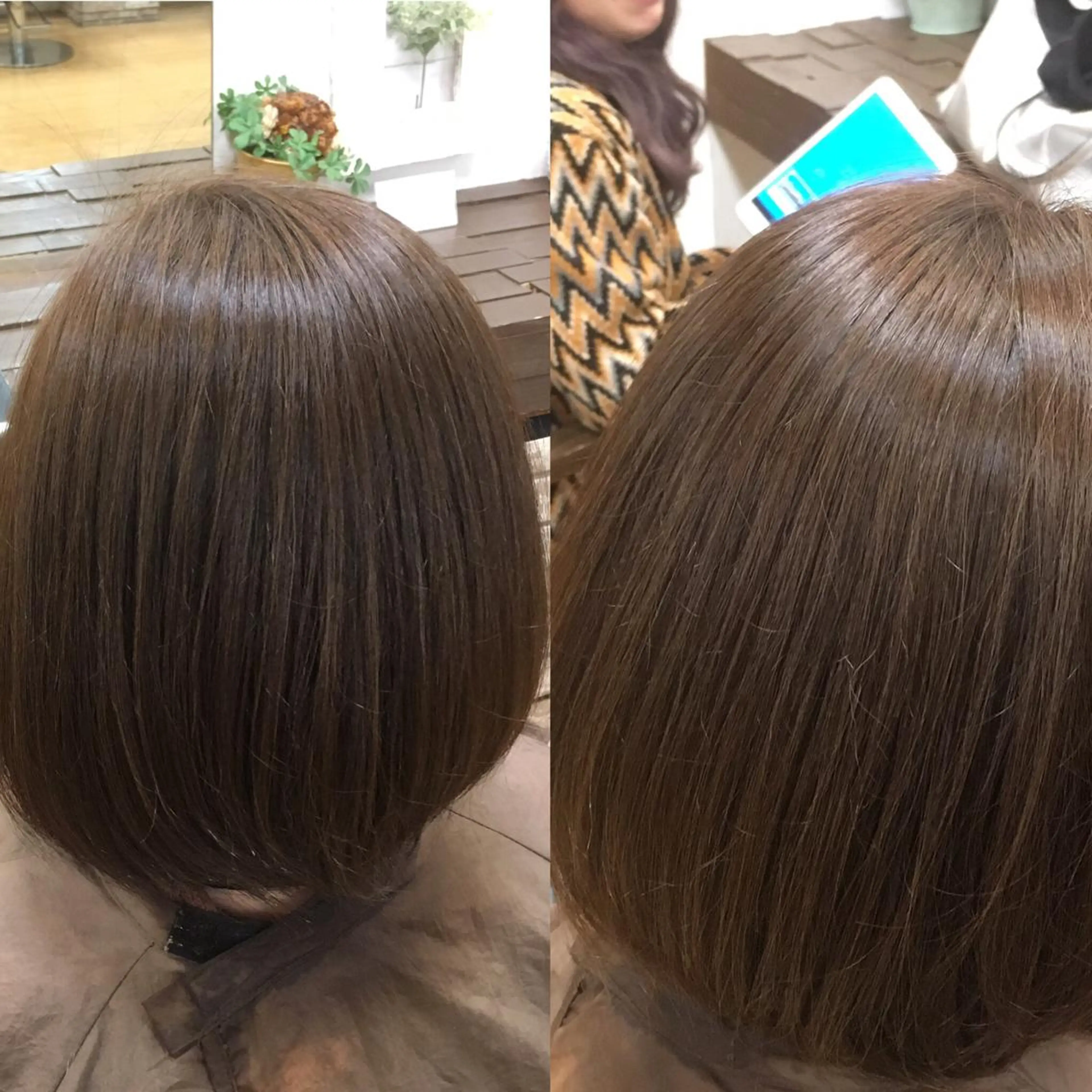 ショート ミディアム カラー イルミナカラー 縮毛矯正・髪質改善 人気No1🩶北島のヘアスタイル