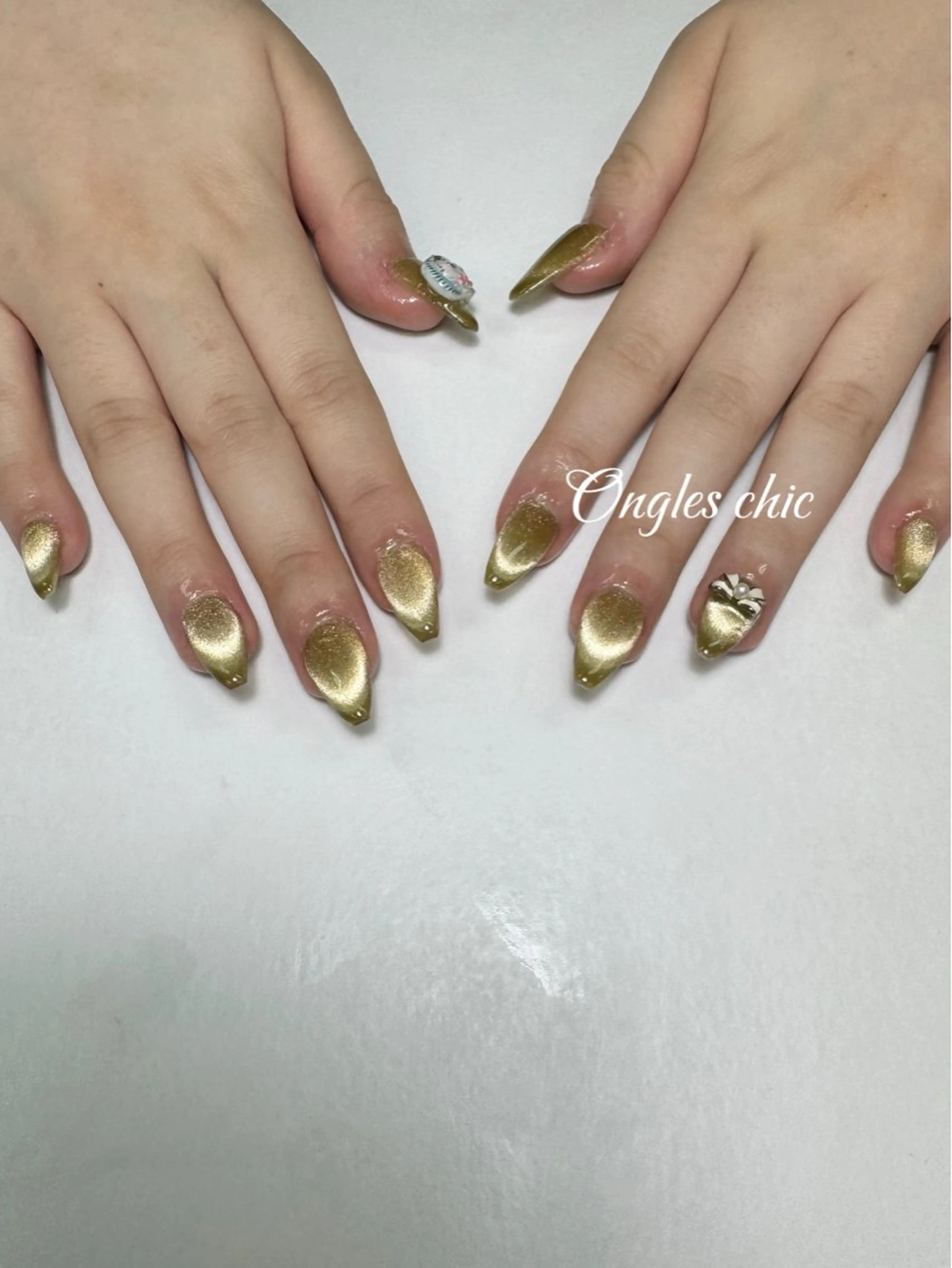 ネイル ハンドネイル ongles chicのネイルデザイン