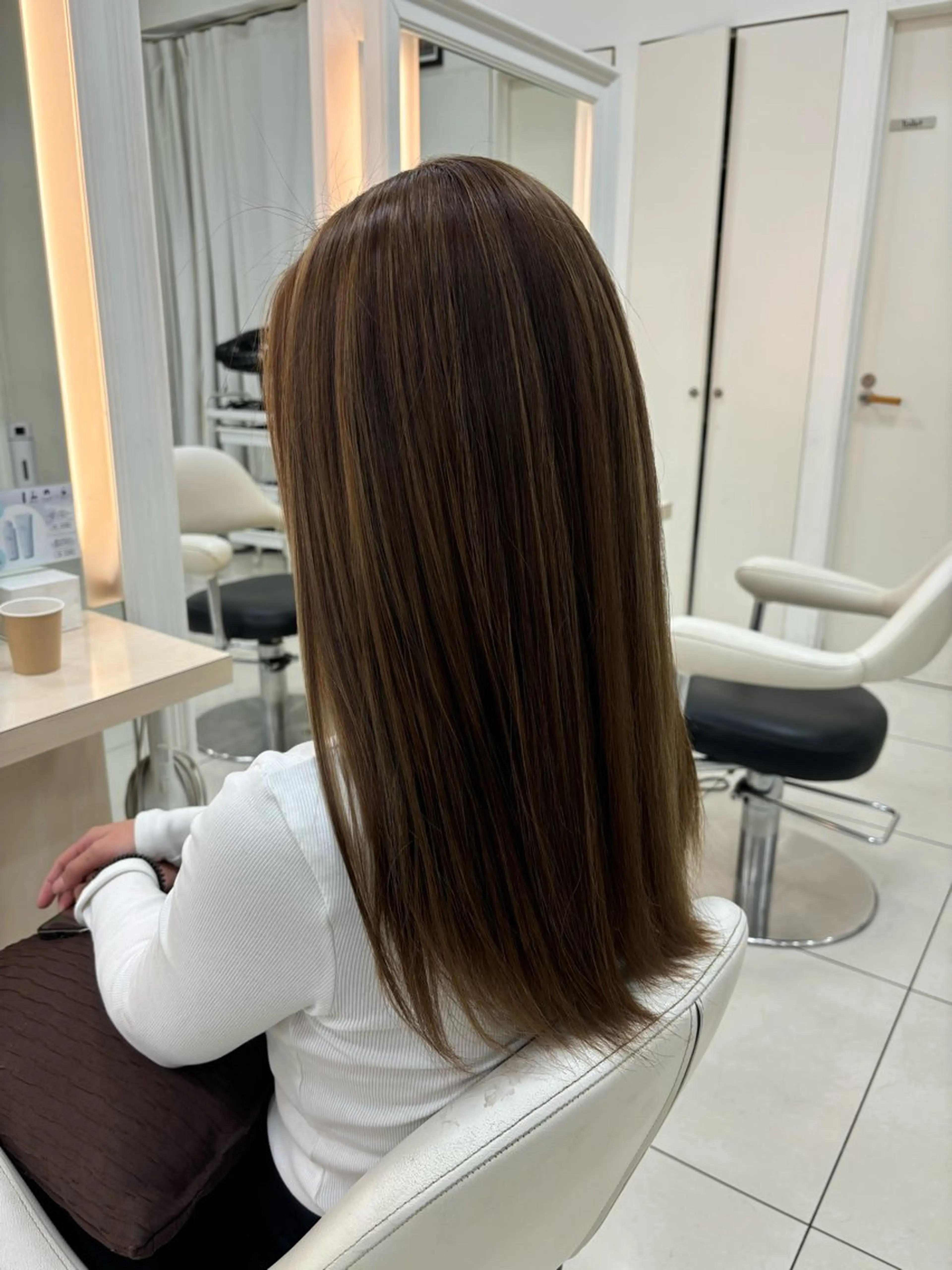 ロング カラー ヘアカラー 🫧Ash 小岩店 ハセベ🫧のヘアスタイル
