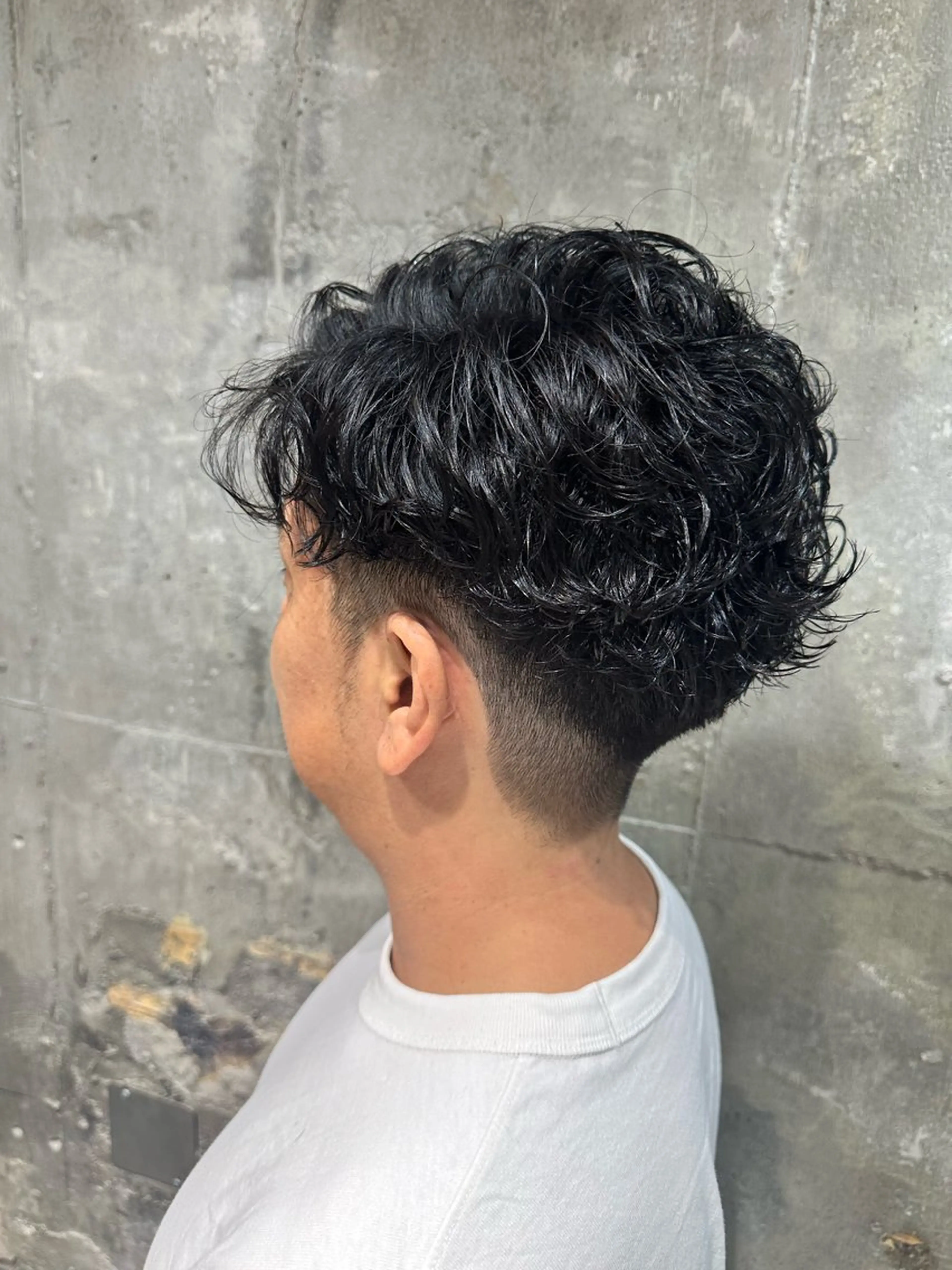 ショート パーマ メンズ メンズパーマ メンズサロン alfRed白井のヘアスタイル